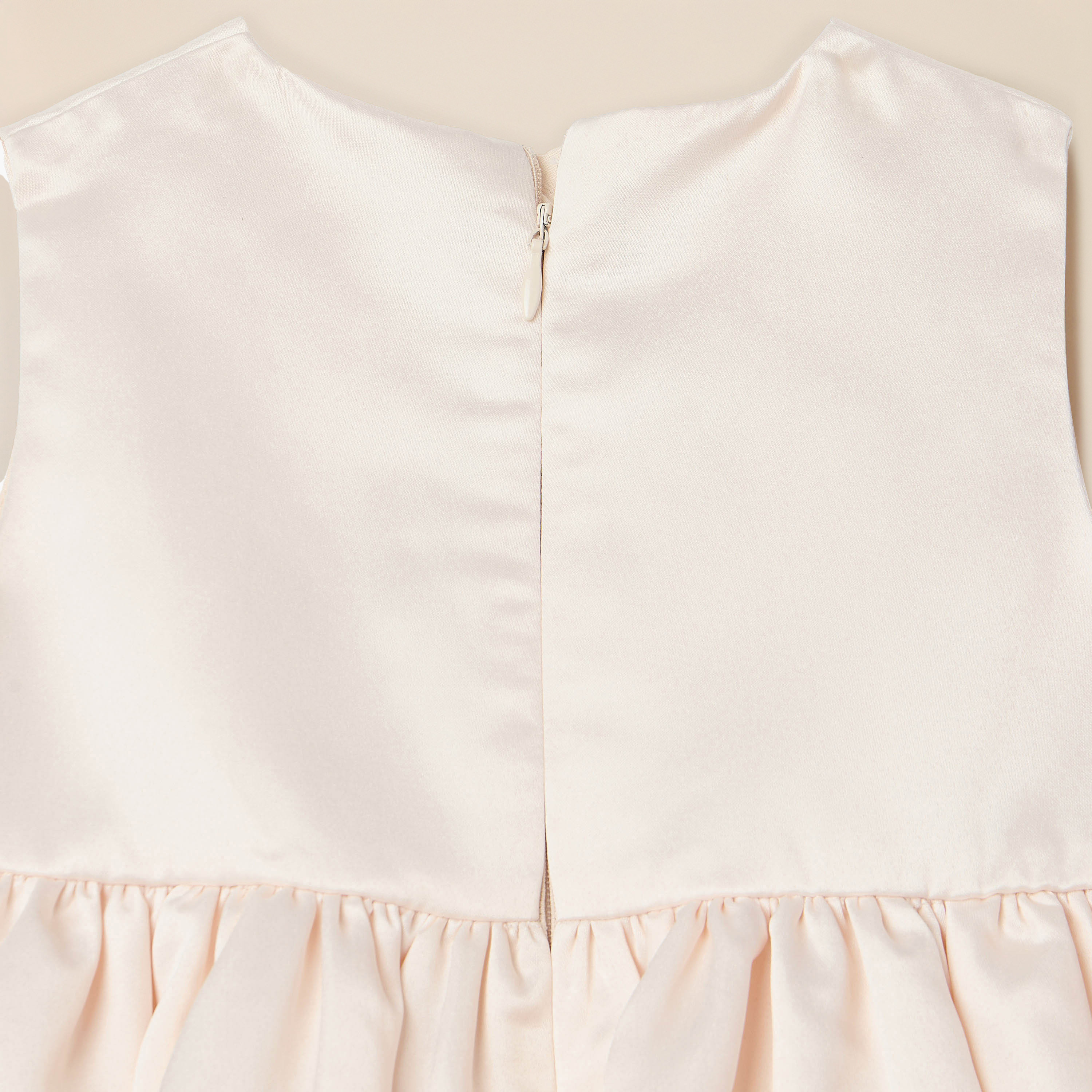 Giggle Flower Applique Sleeveless Dress with Asymmetrical Hem-baby-girls-clothing-dressesandjumpsuits-image-4