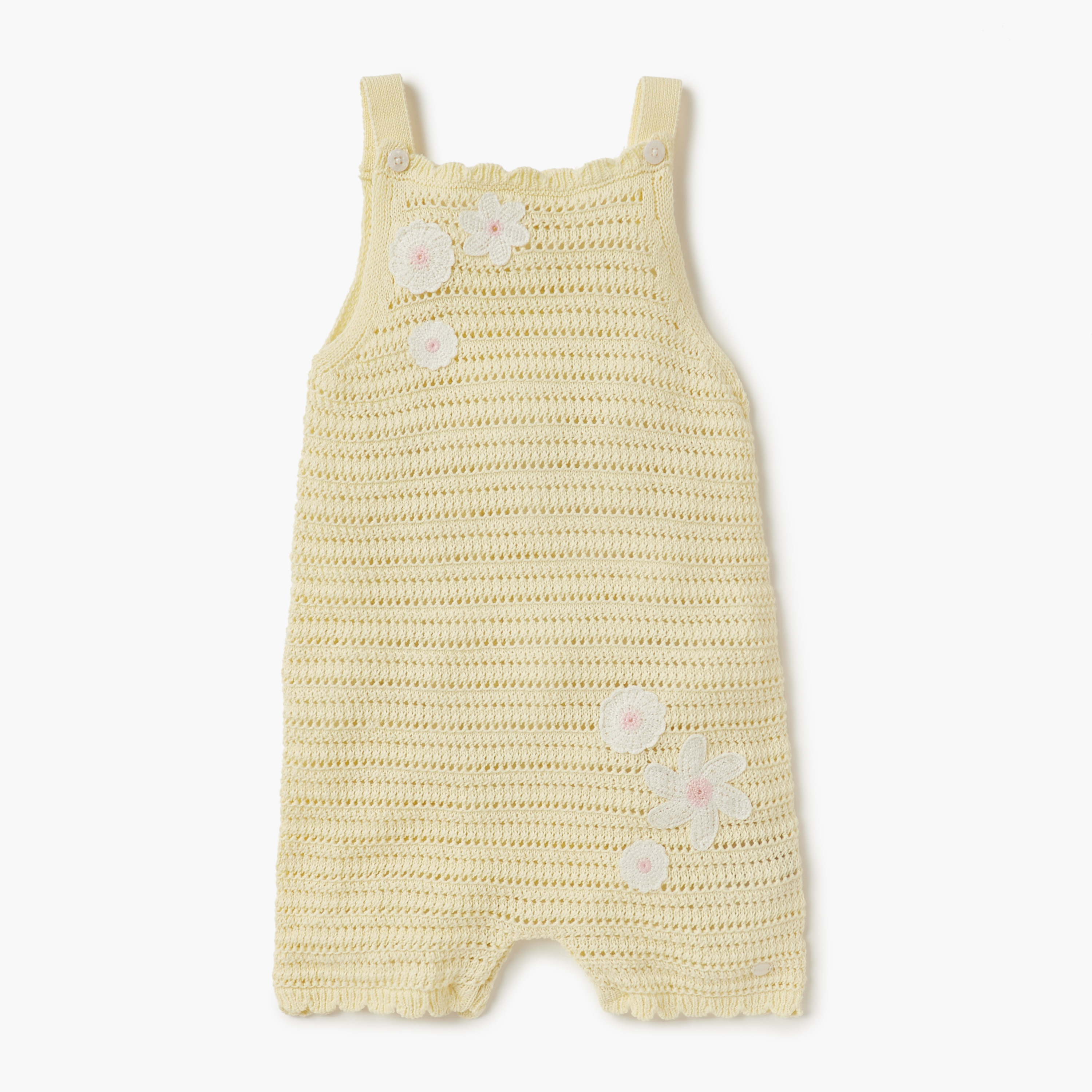 بودي سوت ودنغري بزخارف أزهار وقبعة من جيجلز-baby-girls-clothing-setsandcoords-image-3