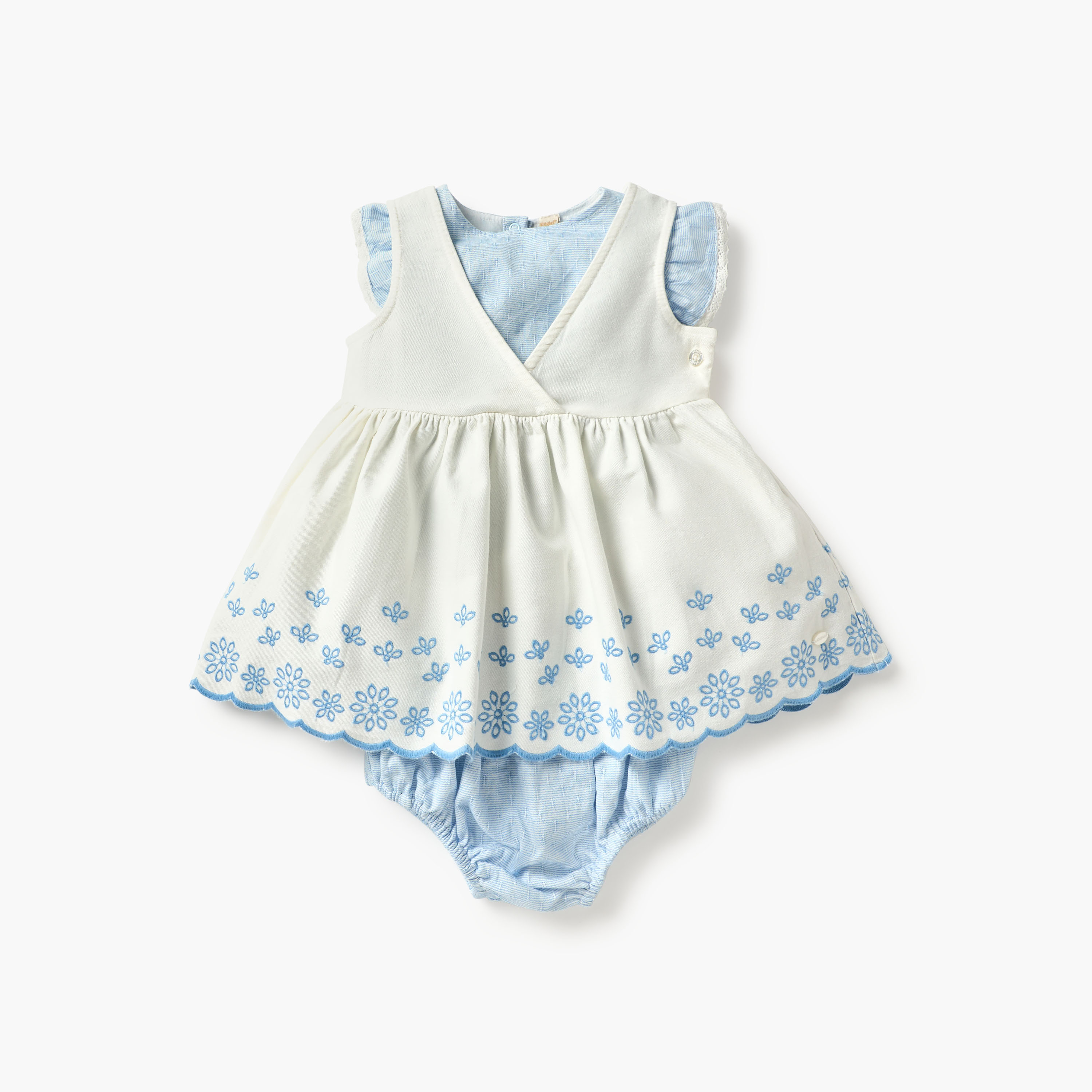 Giggles Floral Print Pinafore with Top and Bloomers-baby-girls-clothing-setsandcoords-image-1