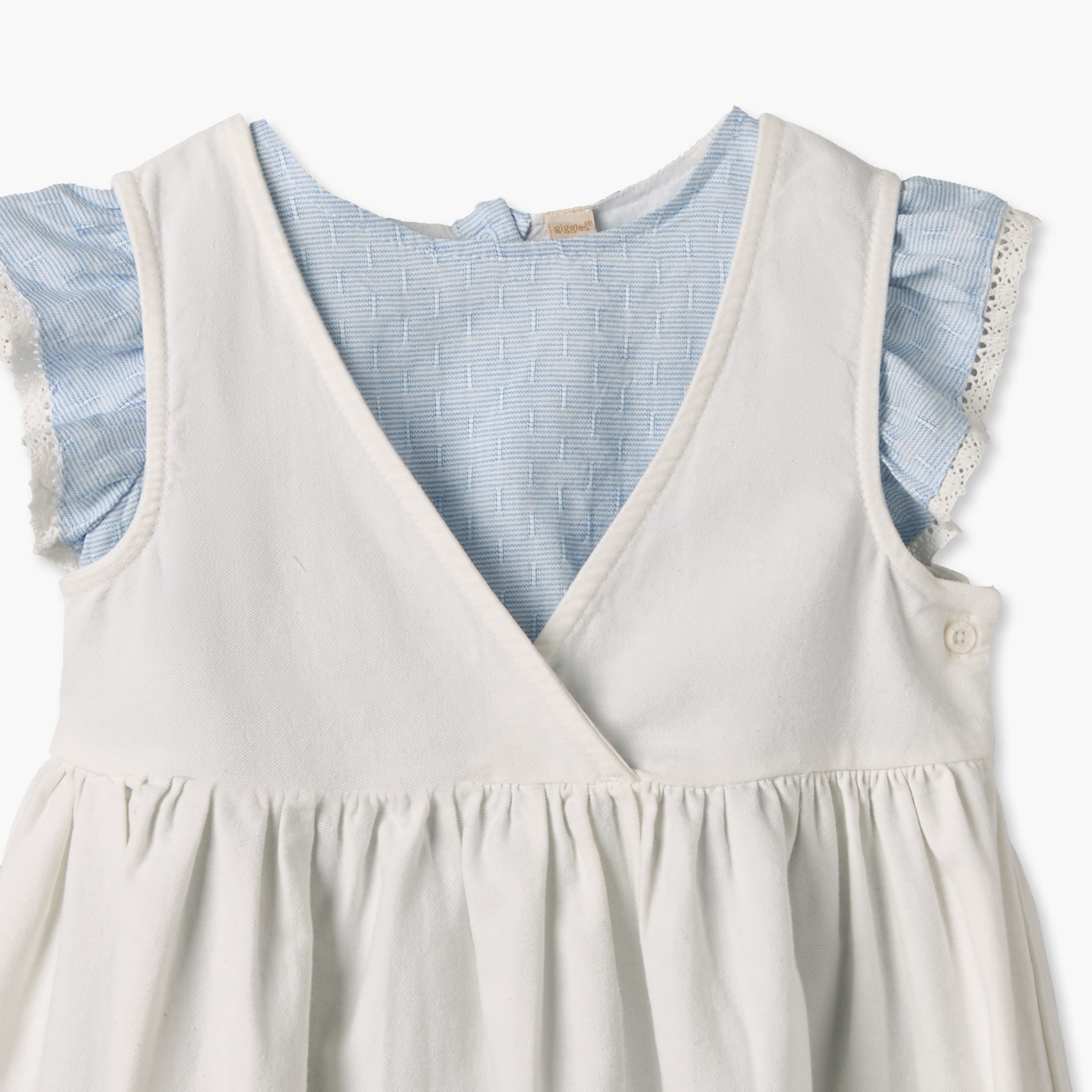 طقم مريلة بطبعات زهور وبلوزة وسروال من جيجلز-baby-girls-clothing-setsandcoords-image-8