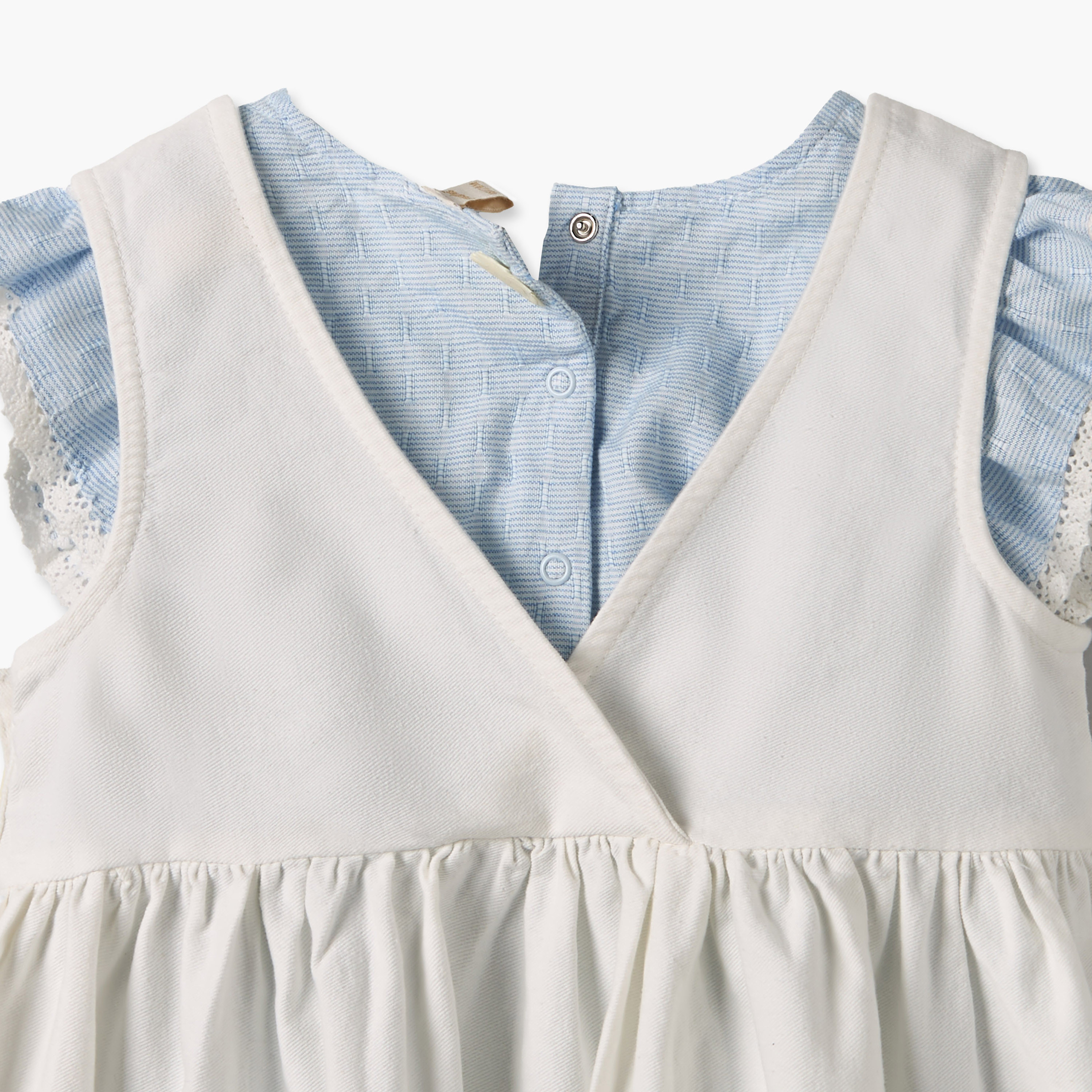 طقم مريلة بطبعات زهور وبلوزة وسروال من جيجلز-baby-girls-clothing-setsandcoords-image-9