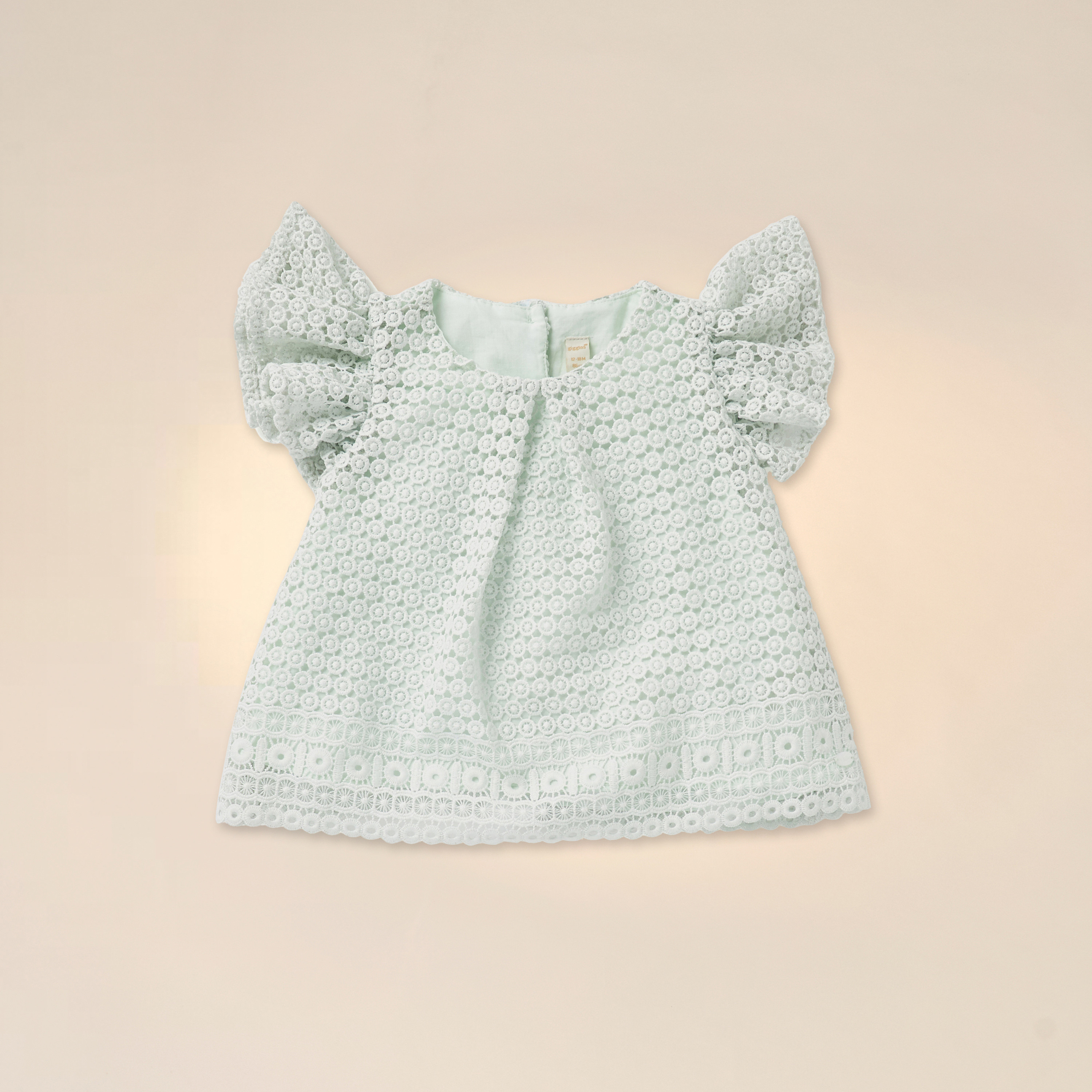 بلوزة بارزة الملمس وتنورة وشريطة رأس من جيجلز-baby-girls-clothing-setsandcoords-image-2