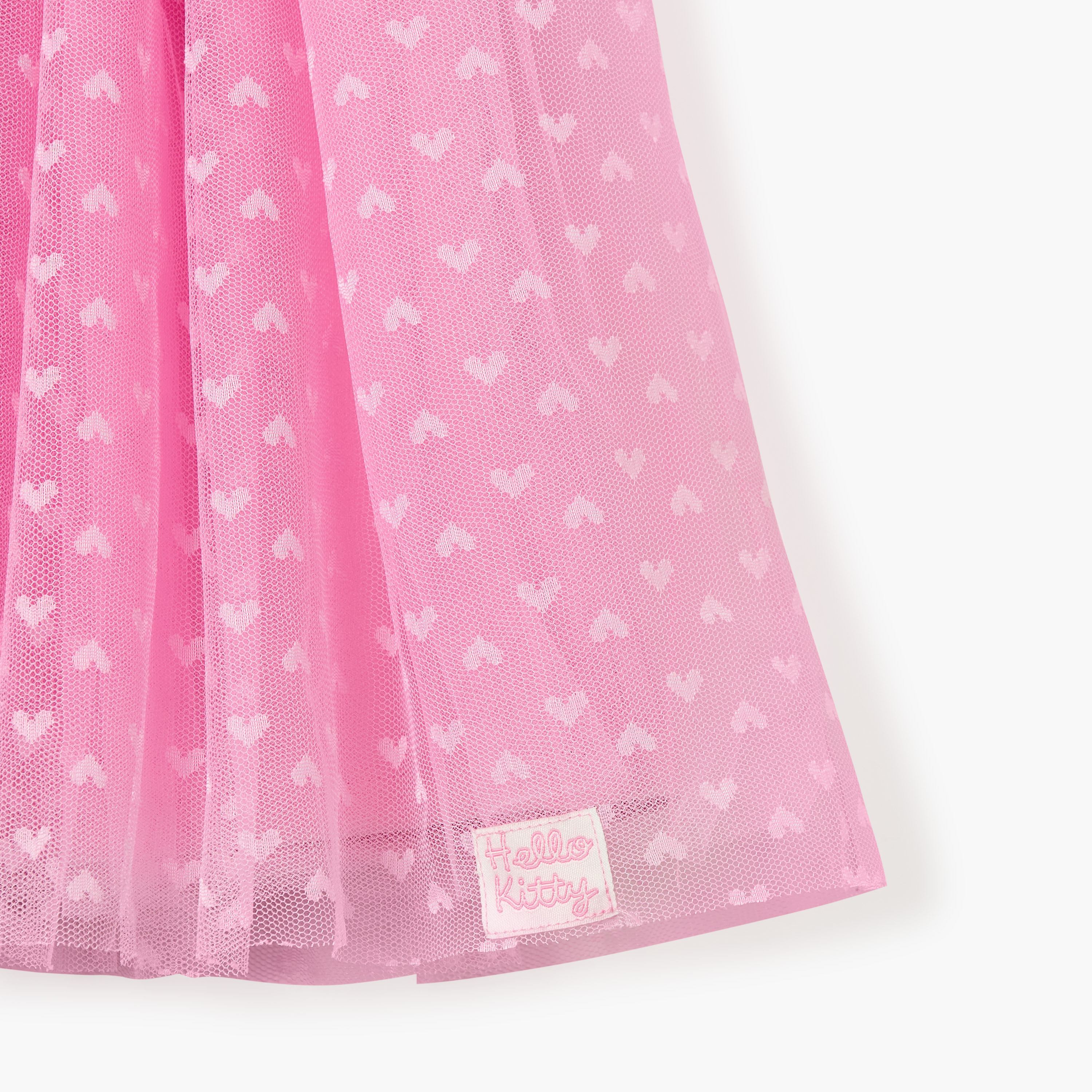 فستان بتفاصيل كشكش وزخارف هالو كيتي من سانريو-baby-girls-clothing-dressesandjumpsuits-image-5