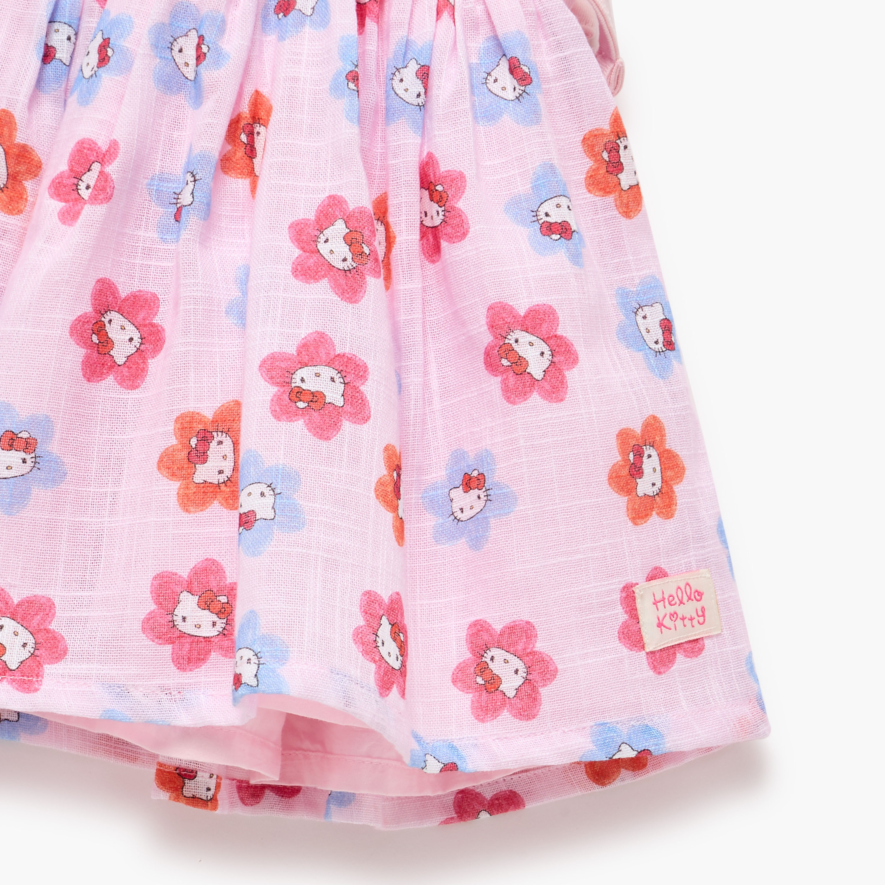فستان دون أكمام بطبعات هالو كيتي مع شريطة رأس من سانريو-baby-girls-clothing-dressesandjumpsuits-image-6