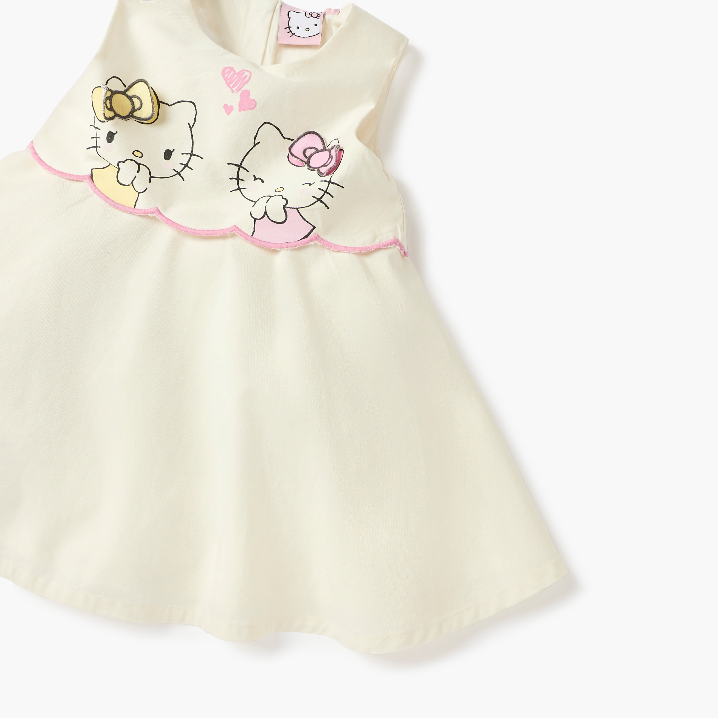 Sanrio Hello Kitty Print Sleeveless Dress with Headband-baby-girls-clothing-dressesandjumpsuits-image-5