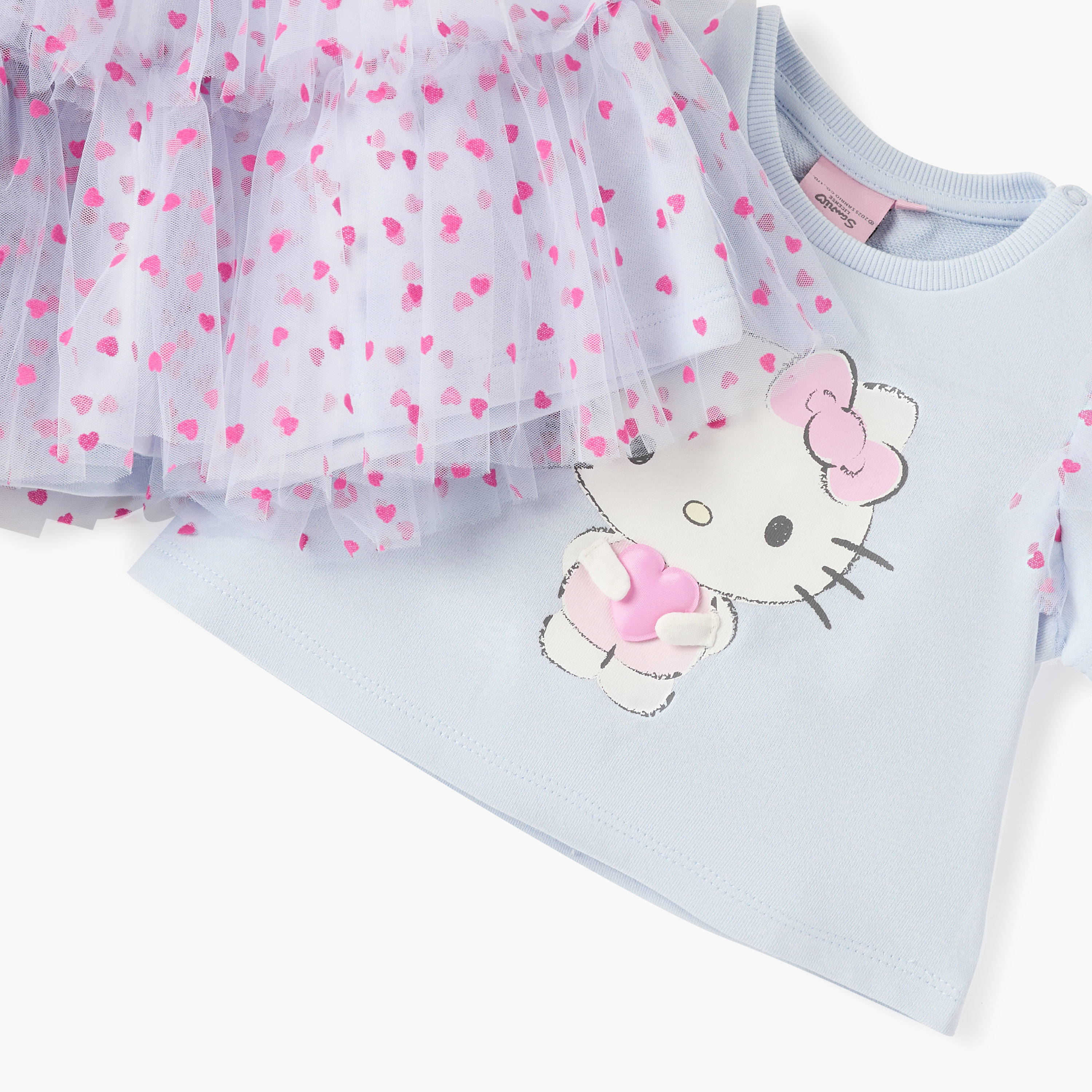 Sanrio Hello Kitty Print Top and Skirt Set-baby-girls-clothing-setsandcoords-image-5