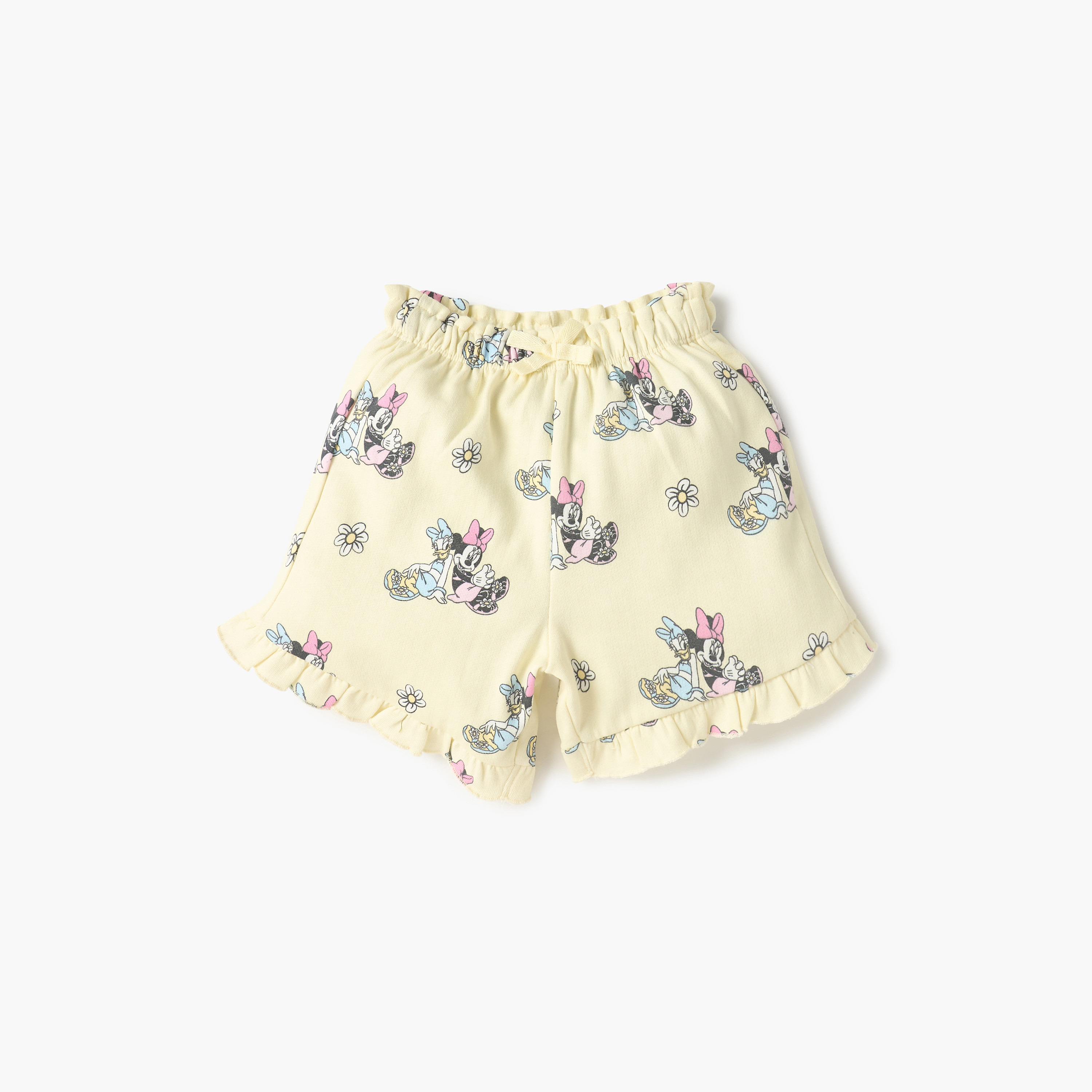Disney Minnie Mouse and Daisy Duck Print Shorts - Set of 2-baby-girls-clothing-bottoms-shorts-image-2