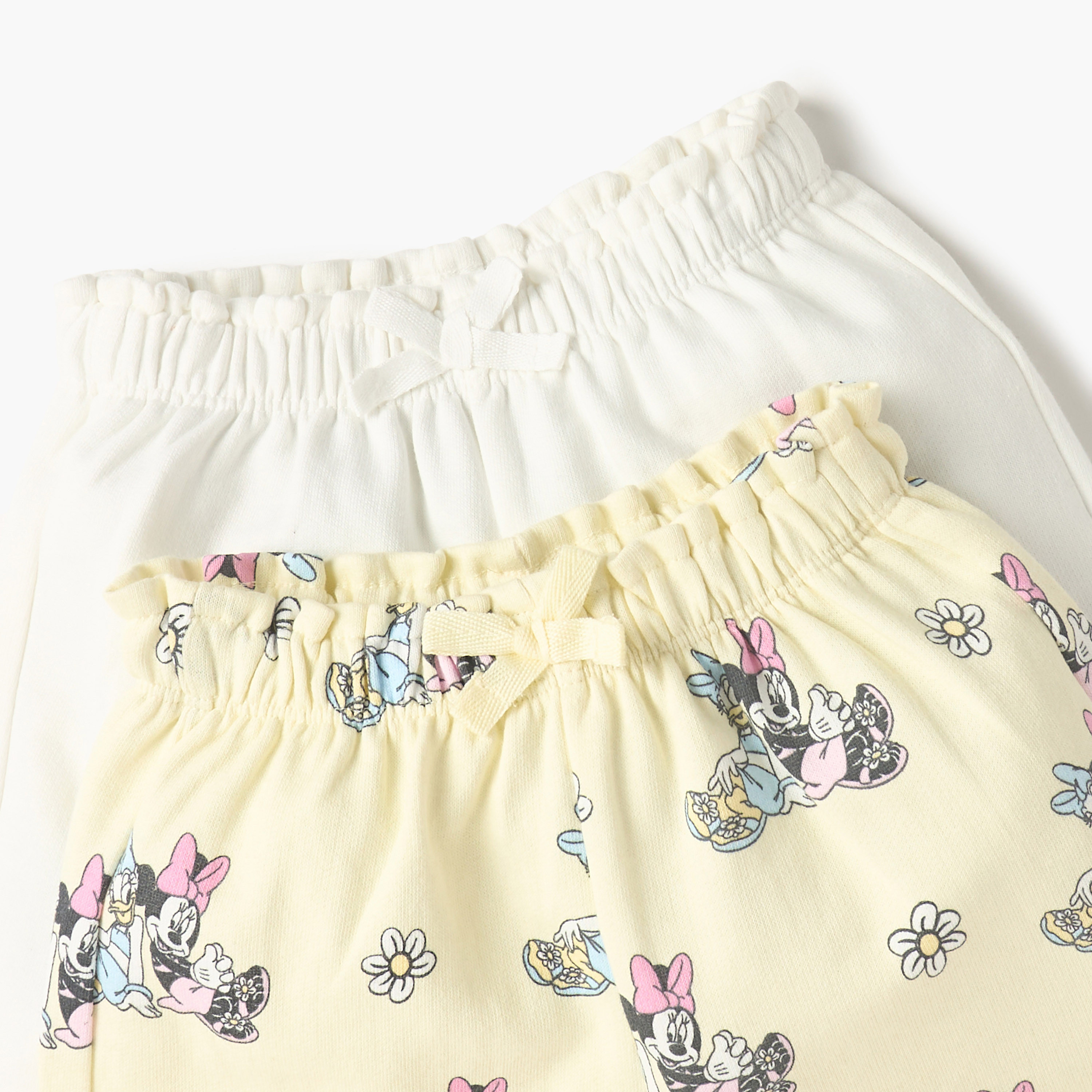 Disney Minnie Mouse and Daisy Duck Print Shorts - Set of 2-baby-girls-clothing-bottoms-shorts-image-5