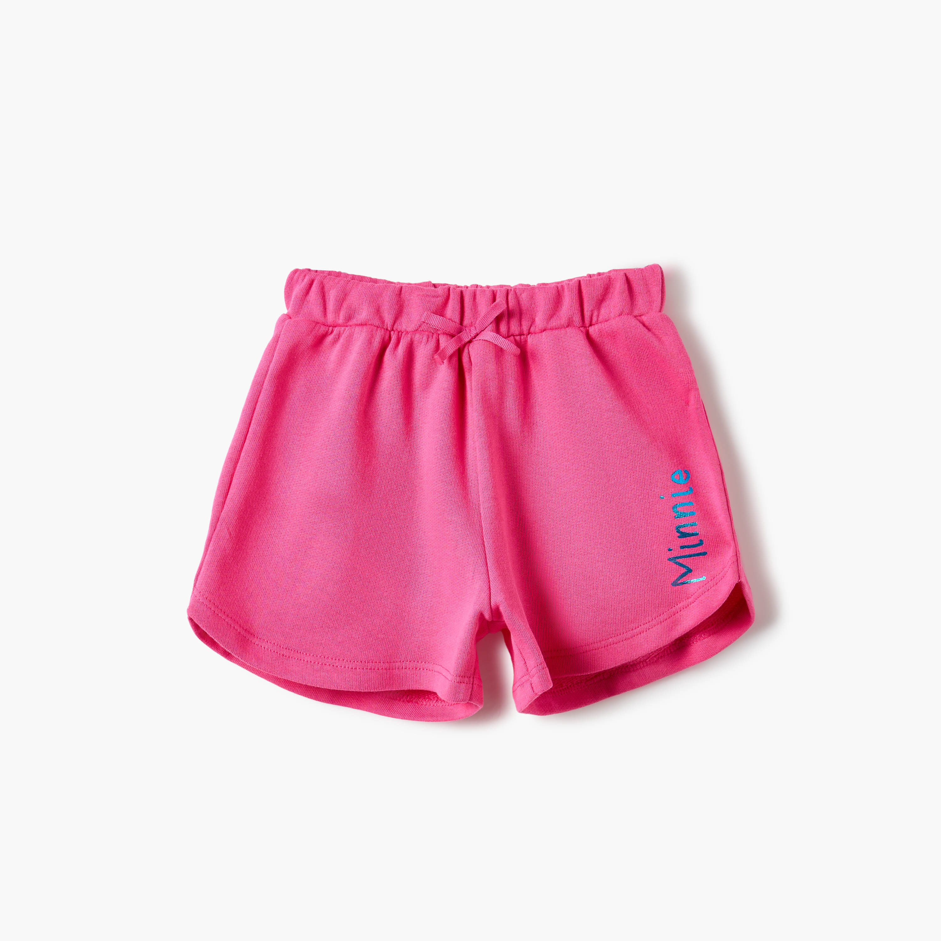 شورت بخصر مطاطي وطبعات ميني ماوس من ديزني - طقم من قطعتين-baby-girls-clothing-bottoms-shorts-image-4