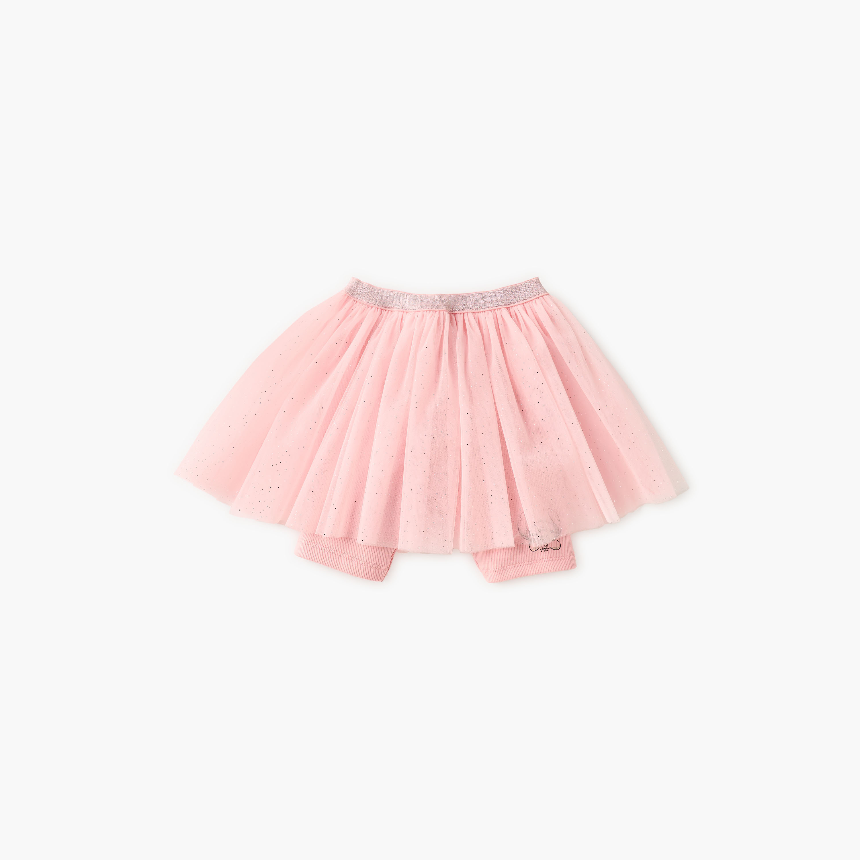 Disney Stitch and Angel Applique T-shirt and Tutu Skirt Set-baby-girls-clothing-setsandcoords-image-3