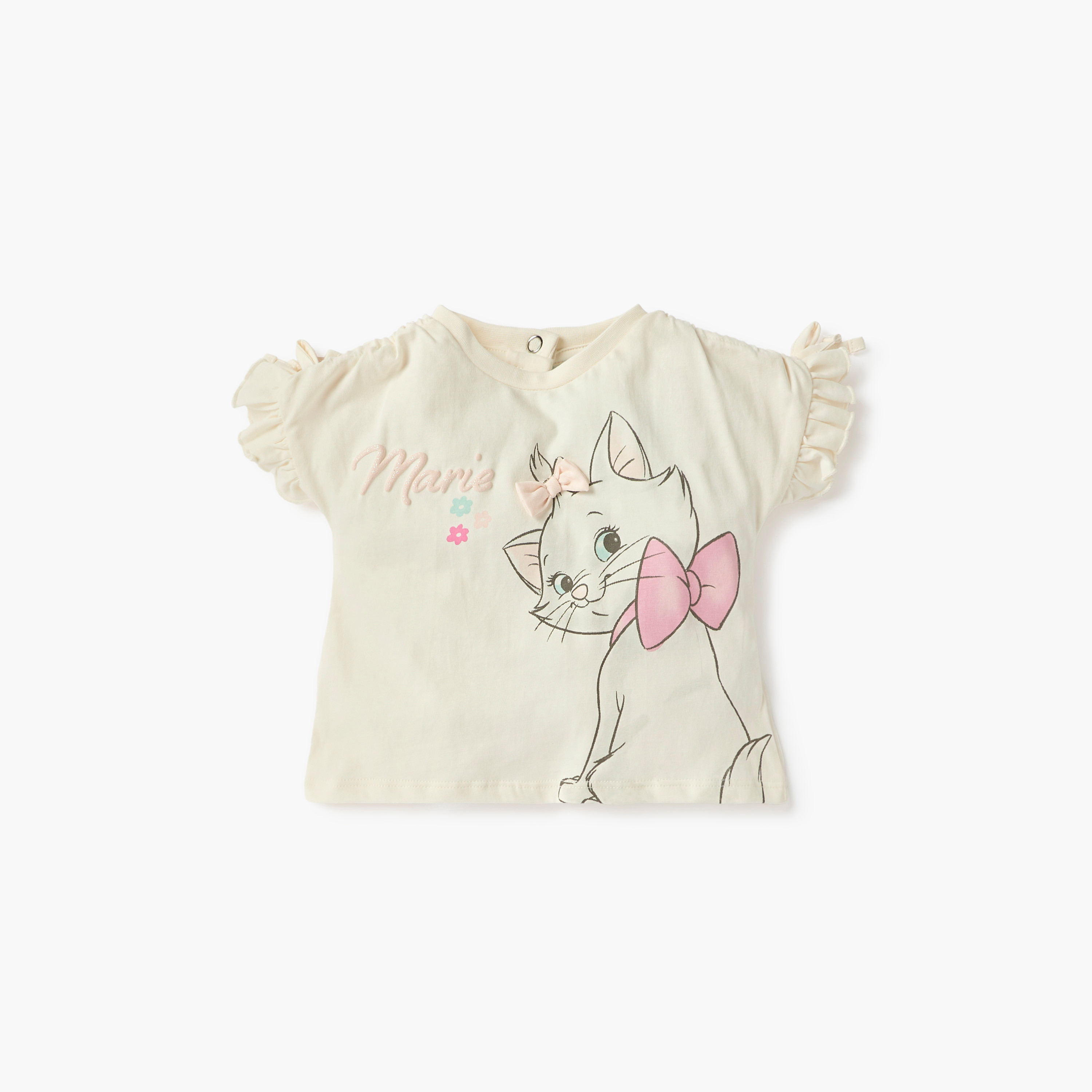 طقم بلوزة وشورت بطبعات ماري من ديزني-baby-girls-clothing-setsandcoords-image-2