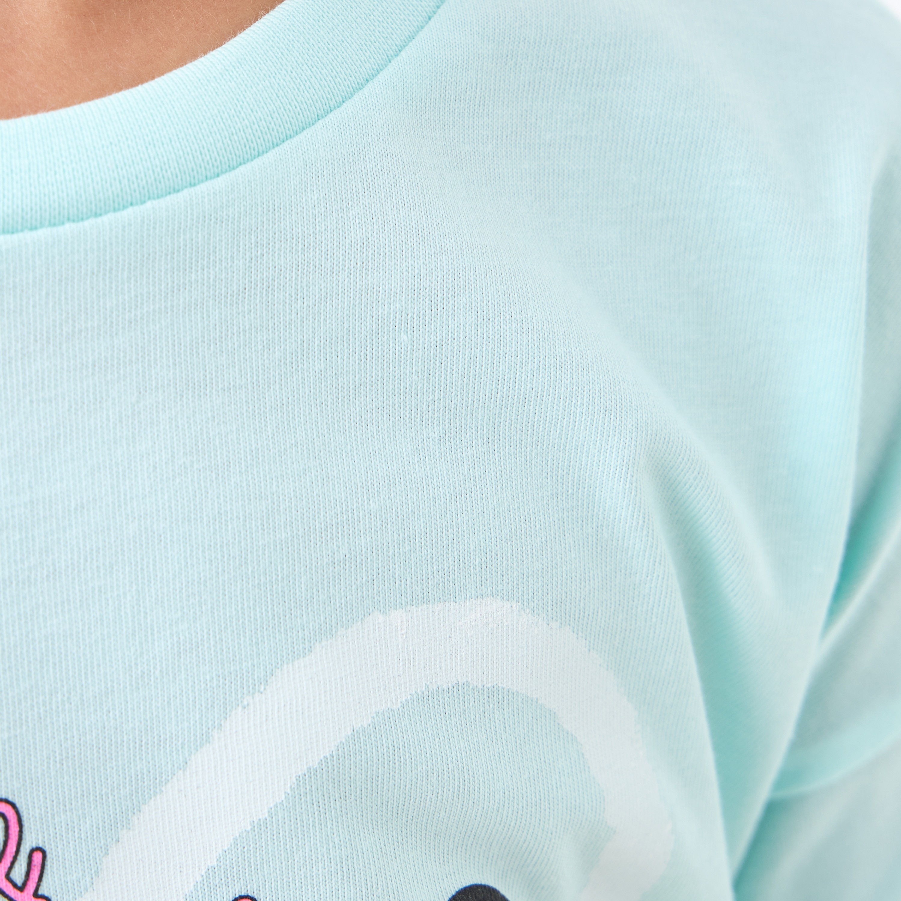 تيشيرت بياقة ضيقة وطبعات وأكمام قصيرة من جونيورز-girls-clothing-tshirts-image-5