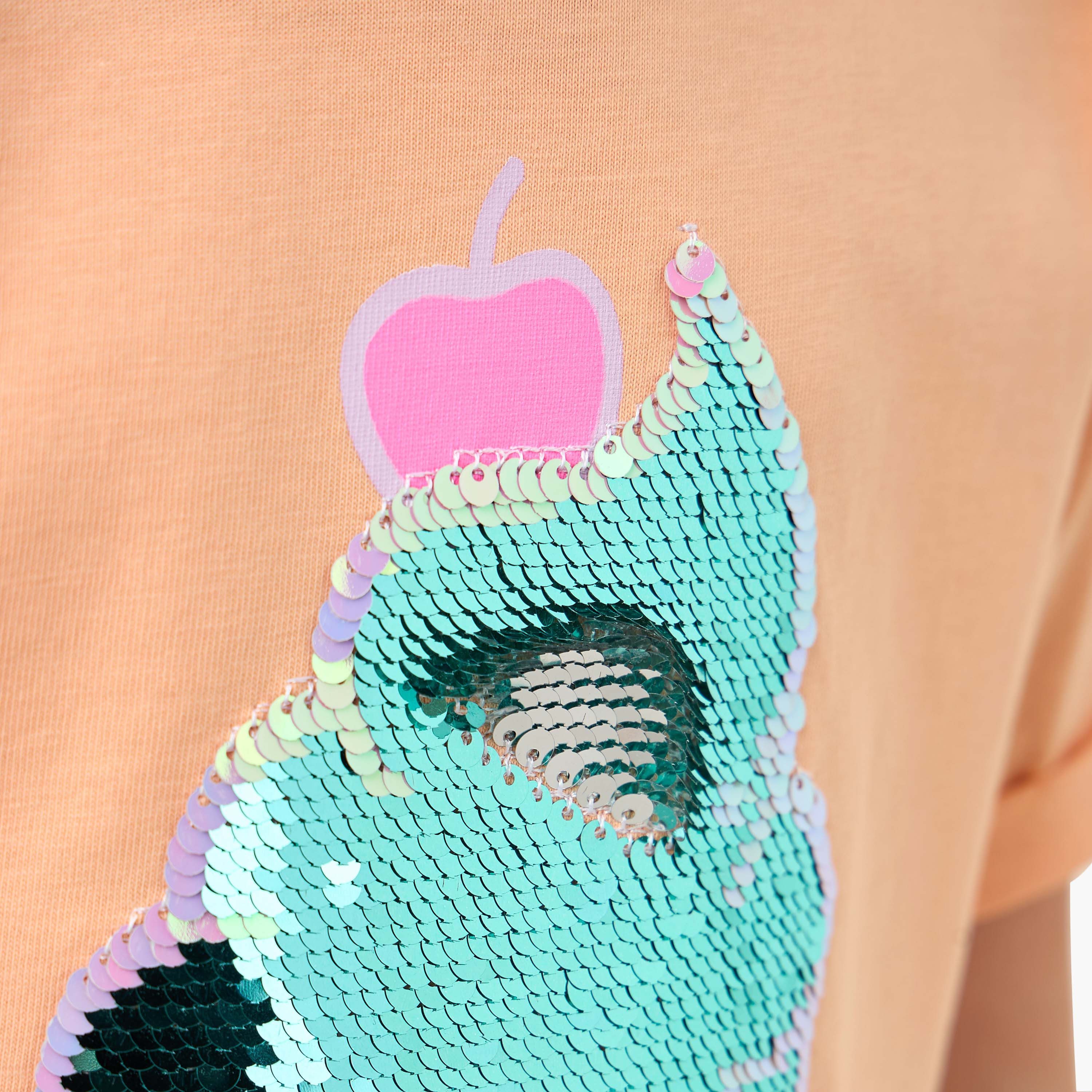 Juniors Embellished T-shirt with Short Sleeves-girls-clothing-tshirts-image-5