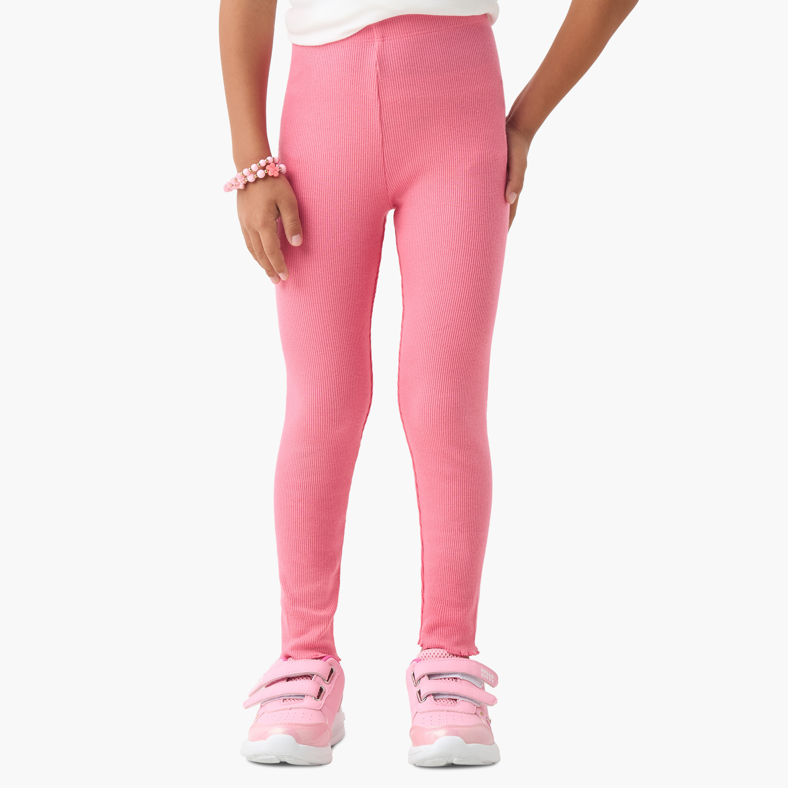 بنطلون ليقنز مضلع من جونيورز-girls-clothing-bottoms-leggings-image-4