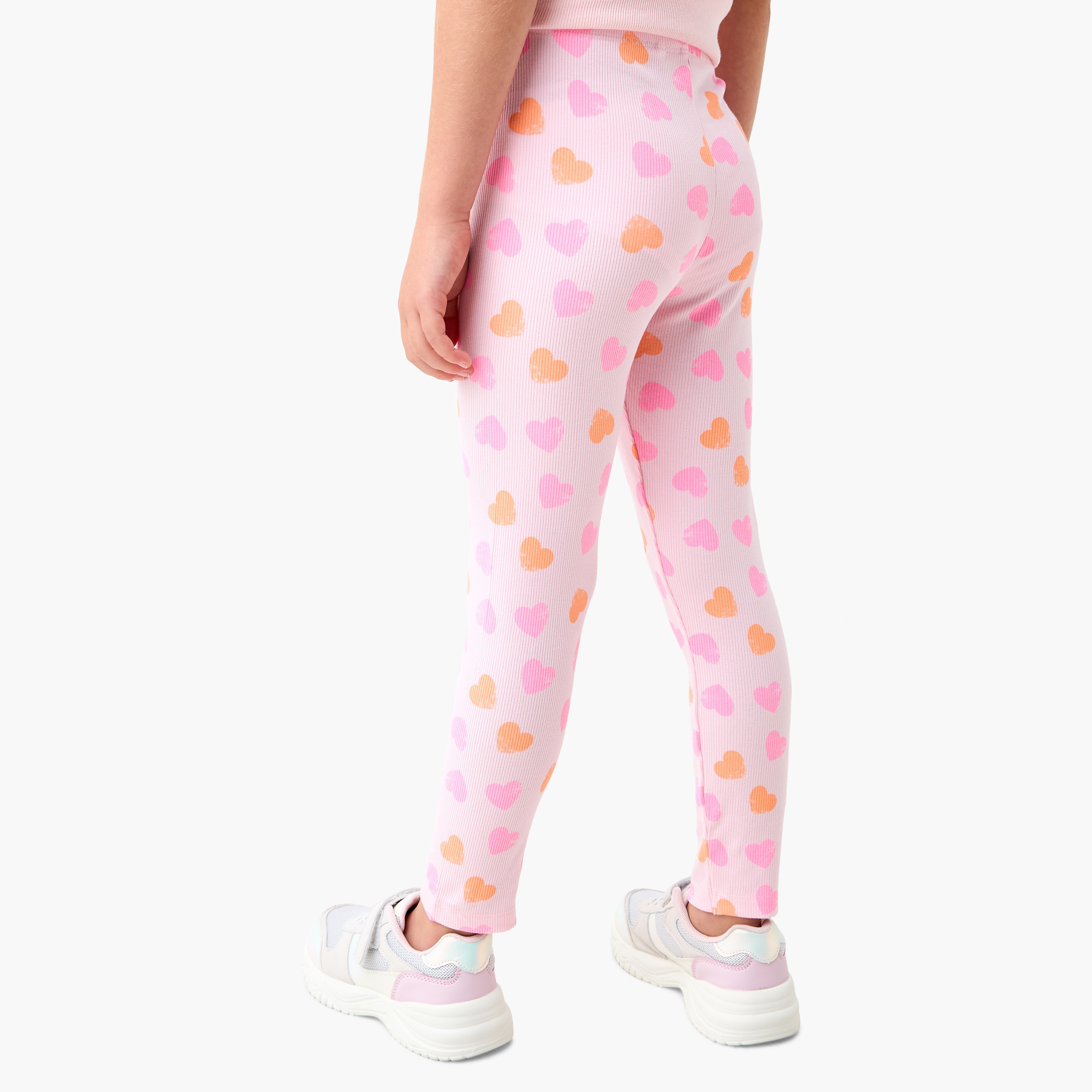 بنطلون ليقنز بطبعات قلب من جونيورز-baby-girls-clothing-bottoms-leggings-image-3