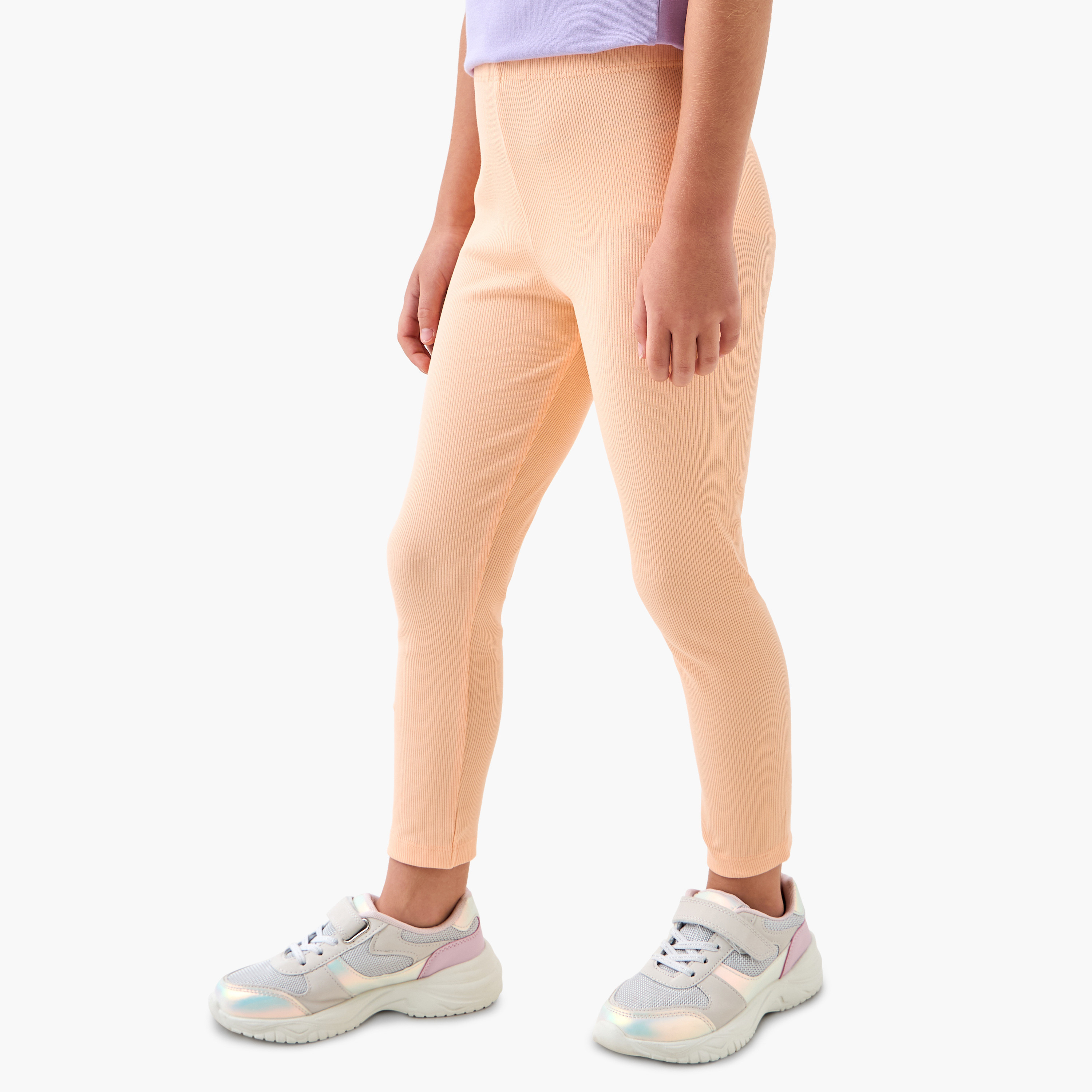 Juniors Ribbed Leggings-baby-girls-clothing-bottoms-leggings-image-1