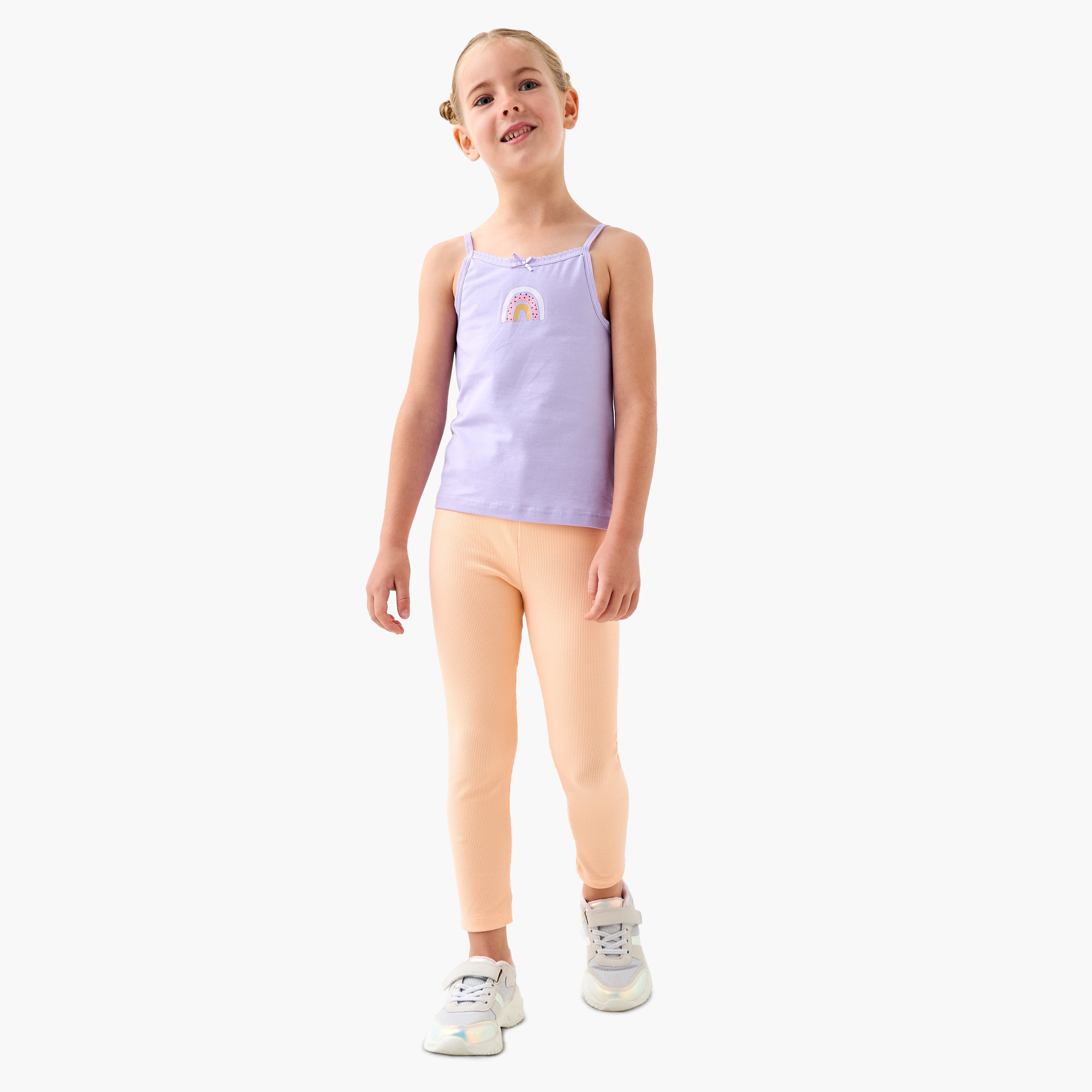 Juniors Ribbed Leggings-baby-girls-clothing-bottoms-leggings-image-2