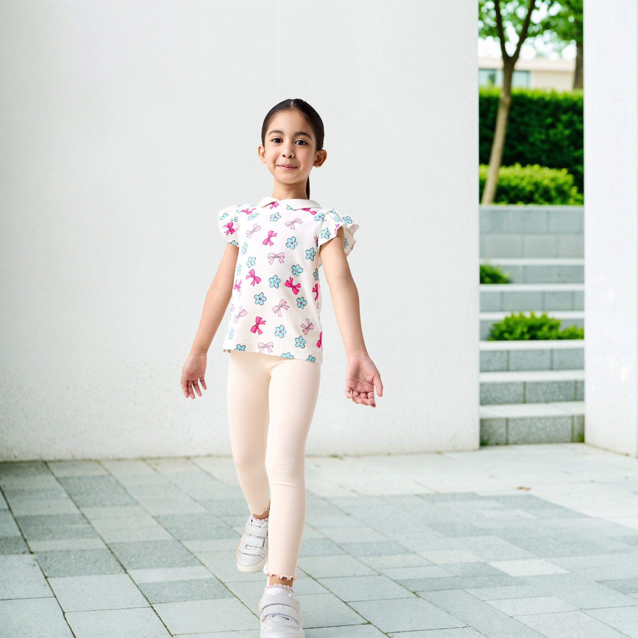 Juniors Ribbed Leggings-girls-clothing-bottoms-leggings-image-2