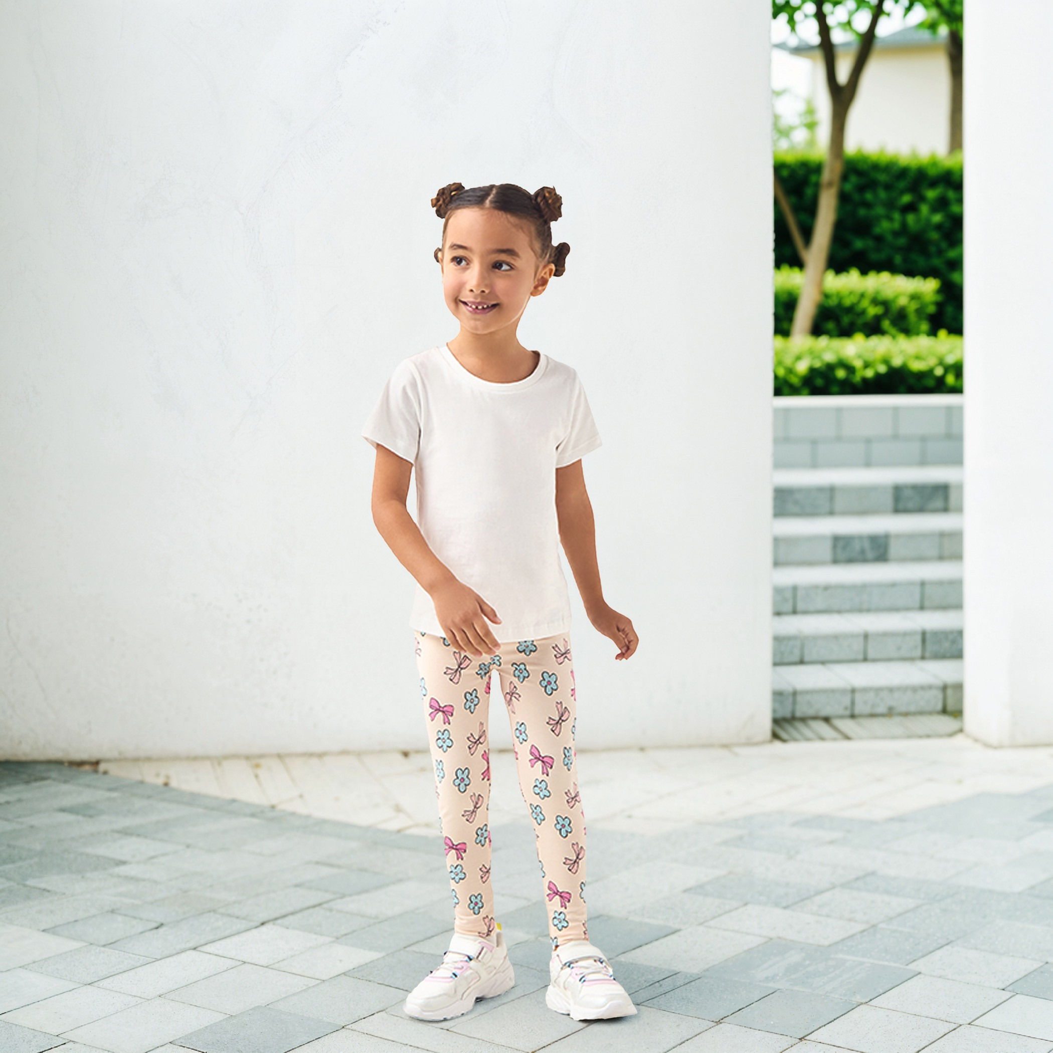 بنطلون ليقنز بخصر مطاطي وطبعات من جونيورز-girls-clothing-bottoms-leggings-image-4