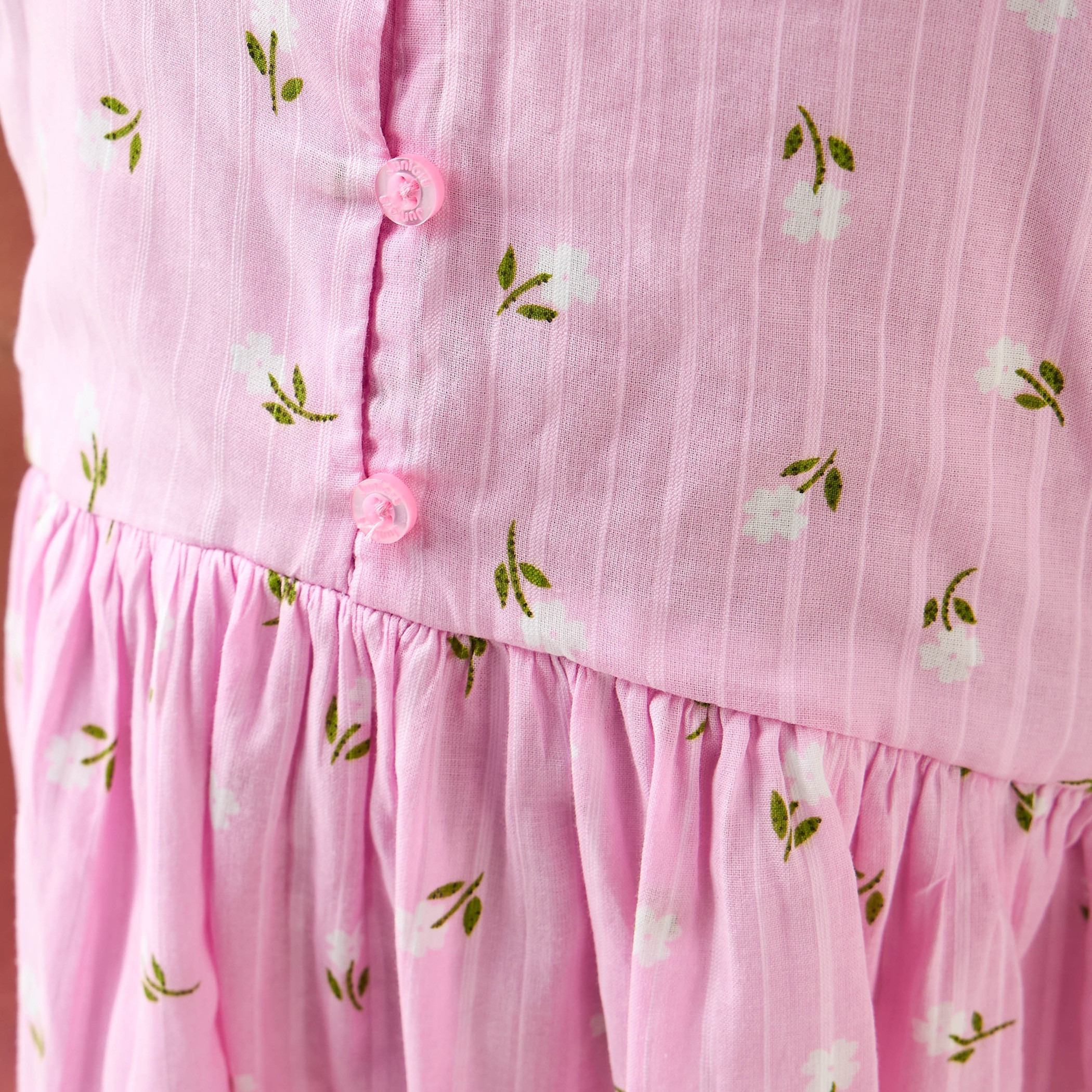 Juniors All-Over Floral Print V-neck Dress with Flutter Sleeves-girls-clothing-dressesandjumpsuits-image-5