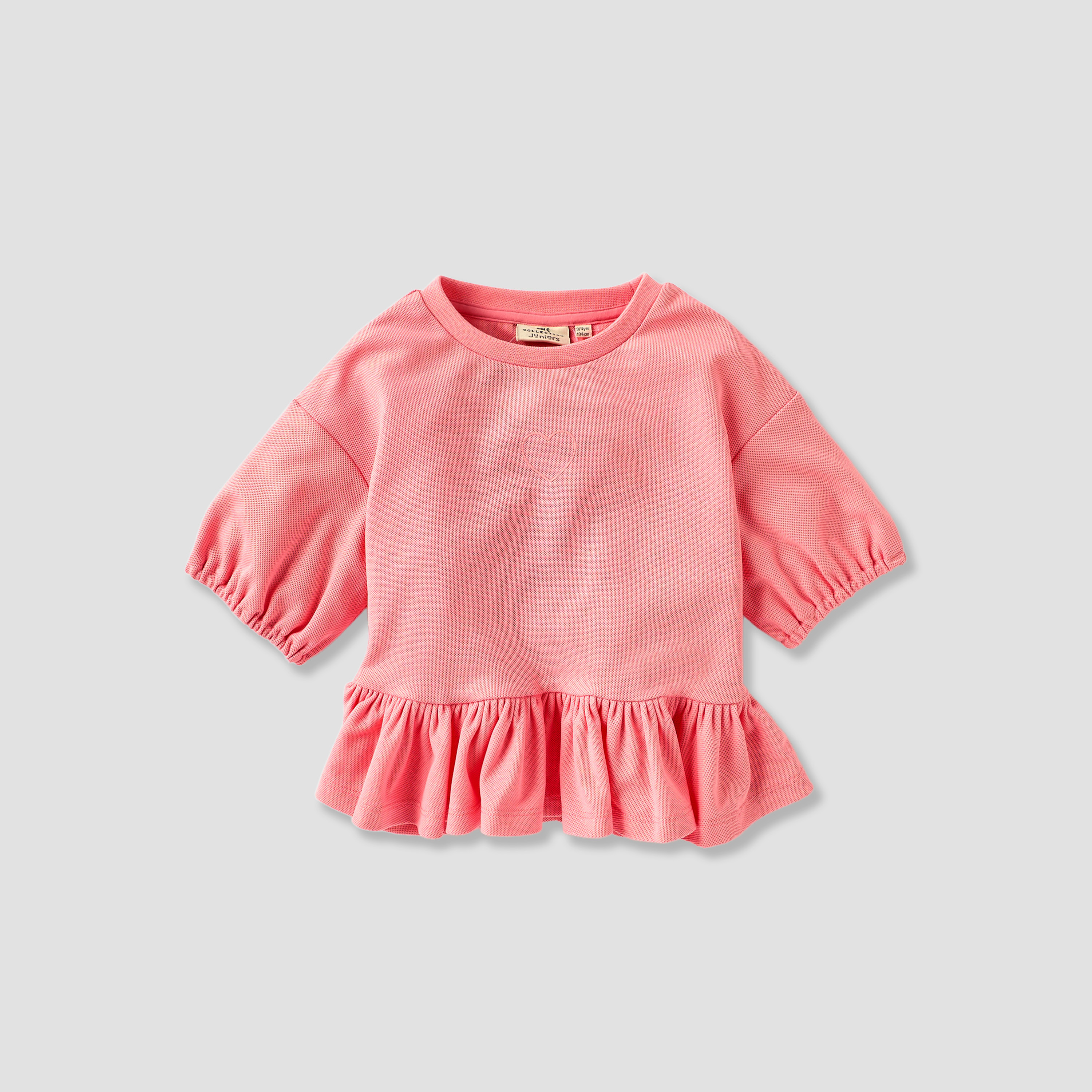 Juniors Textured Peplum Top and Shorts Set-girls-clothing-setsandcoords-image-2