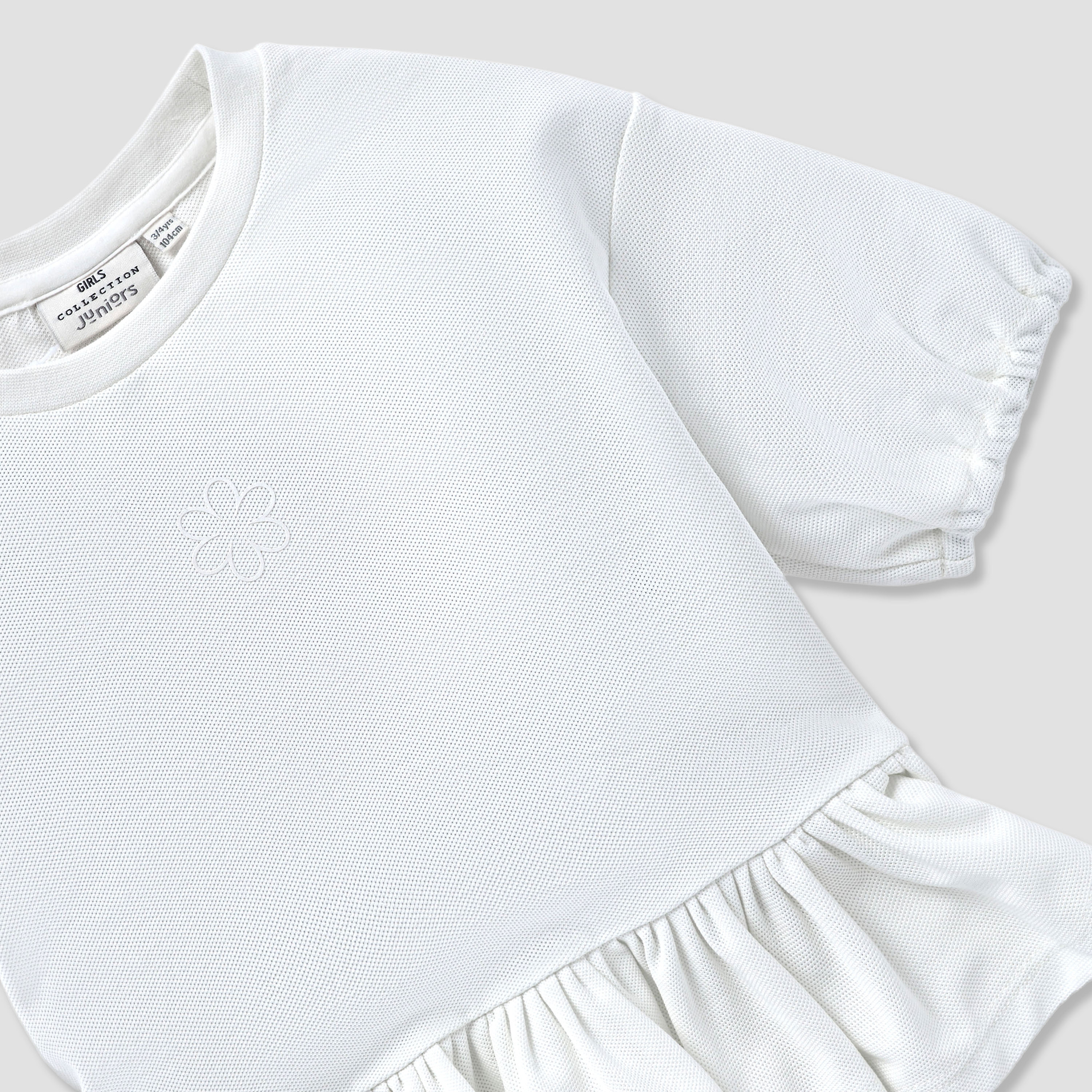 Juniors Textured Peplum Top and Shorts Set-girls-clothing-setsandcoords-image-4