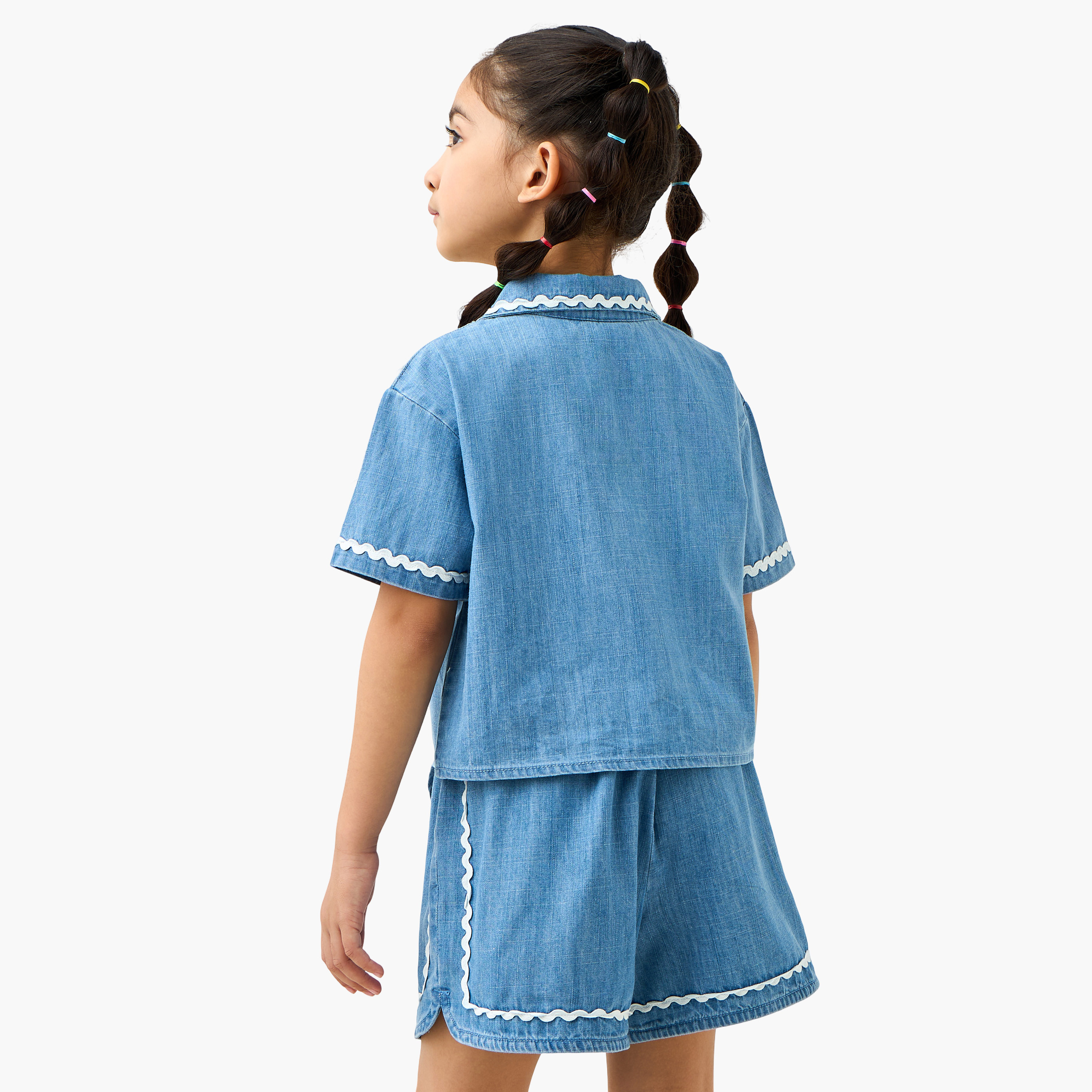 Juniors Embroidered Shirt and Shorts Set-baby-girls-clothing-setsandcoords-image-4