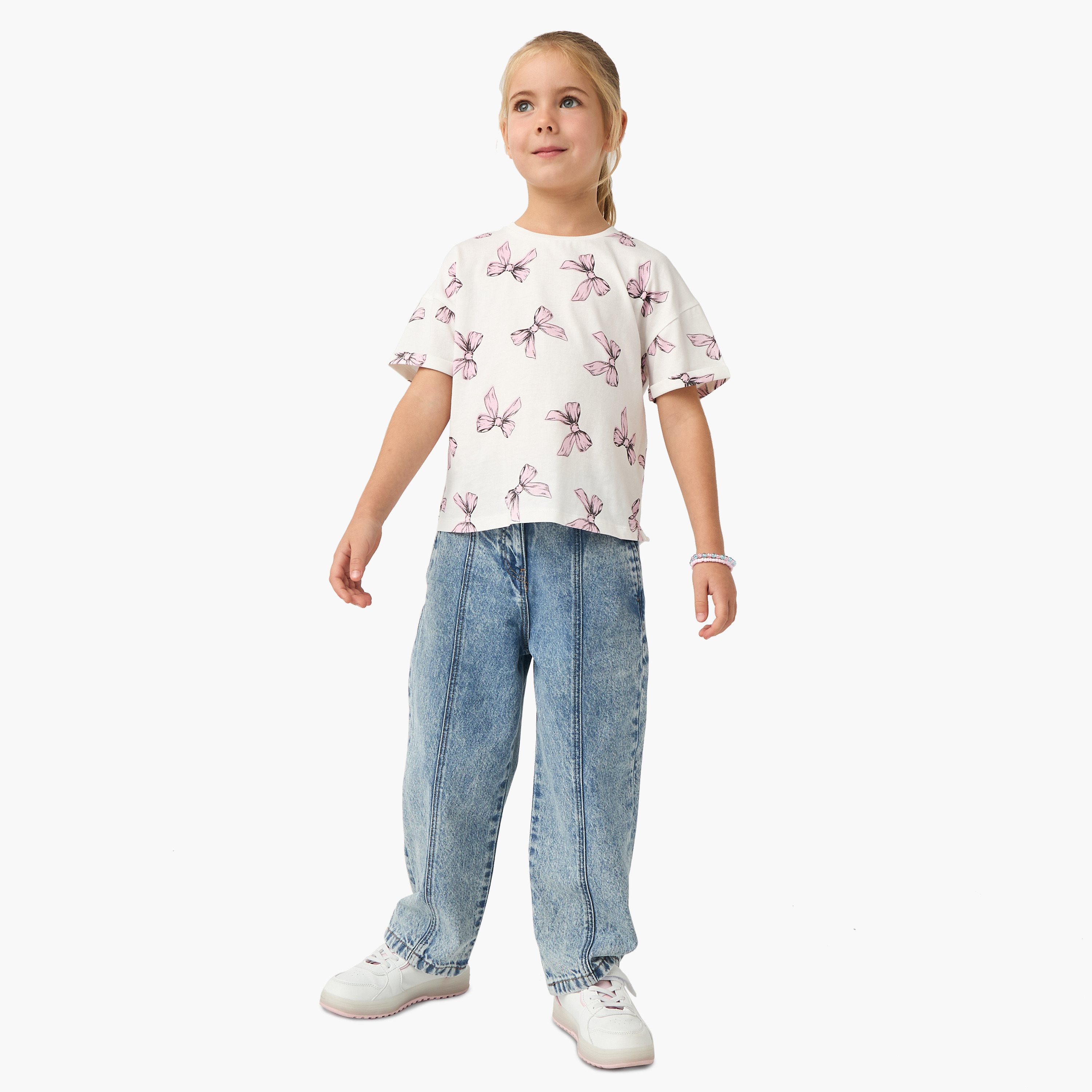 بنطلون جينز بقصة عادية للبنات من جونيورز-girls-clothing-bottoms-jeansandjeggings-image-2