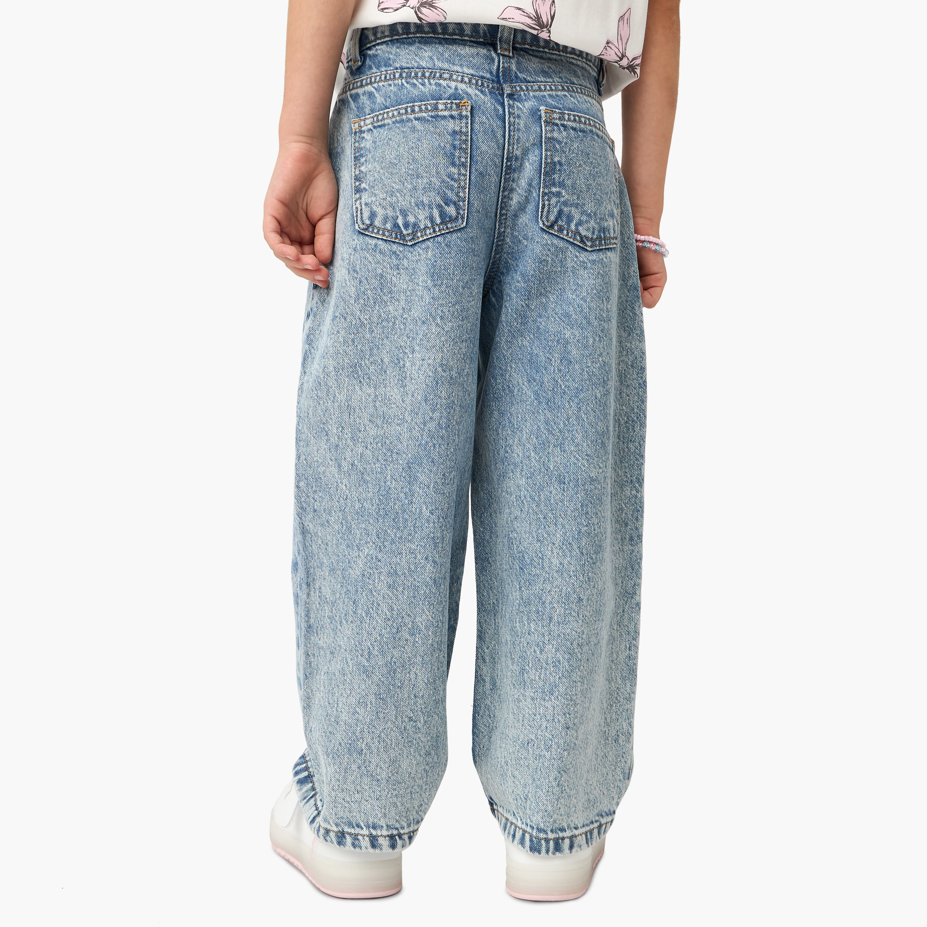بنطلون جينز بقصة عادية للبنات من جونيورز-girls-clothing-bottoms-jeansandjeggings-image-3