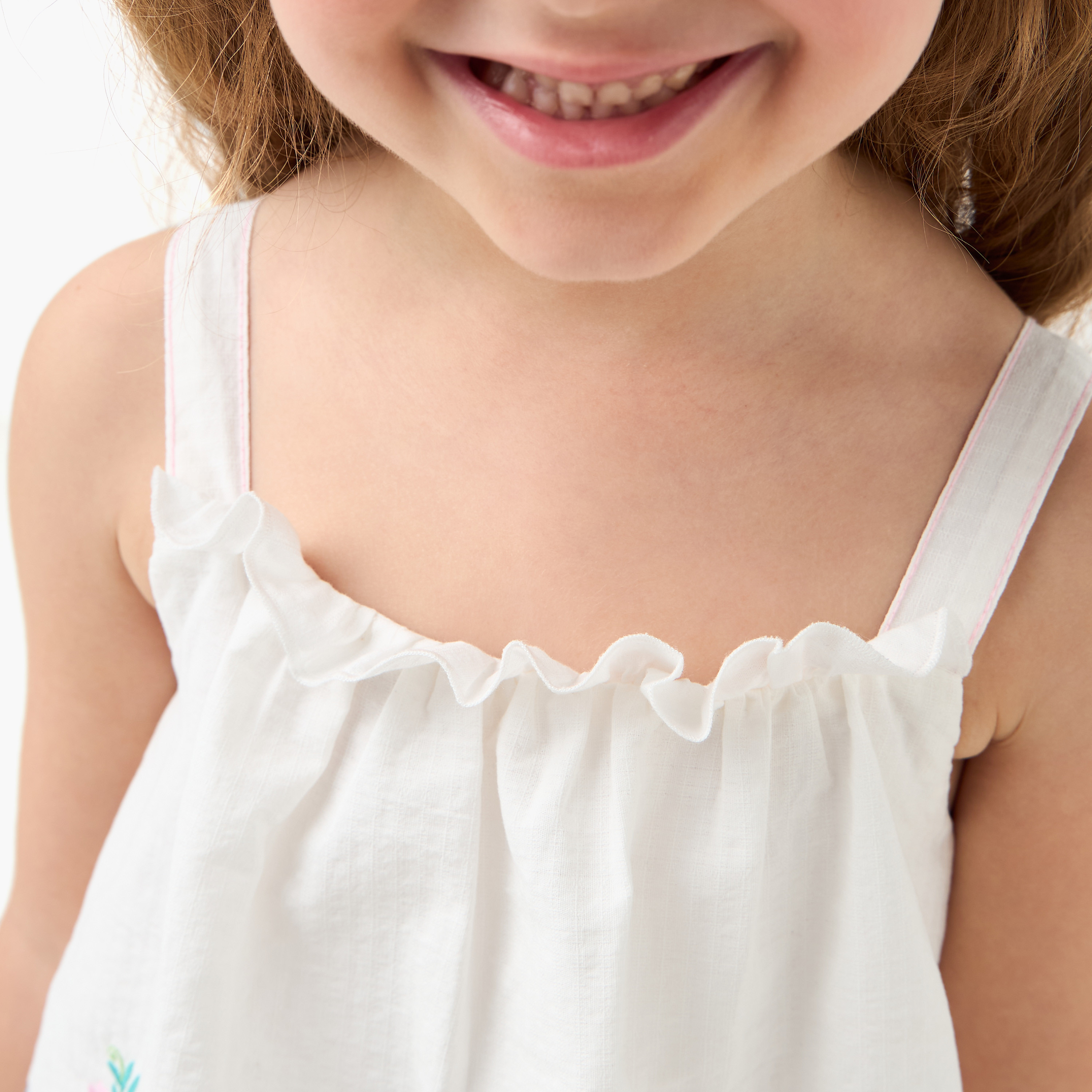 Eligo Floral Embroidered Sleeveless Tiered Dress-girls-clothing-dressesandjumpsuits-image-4