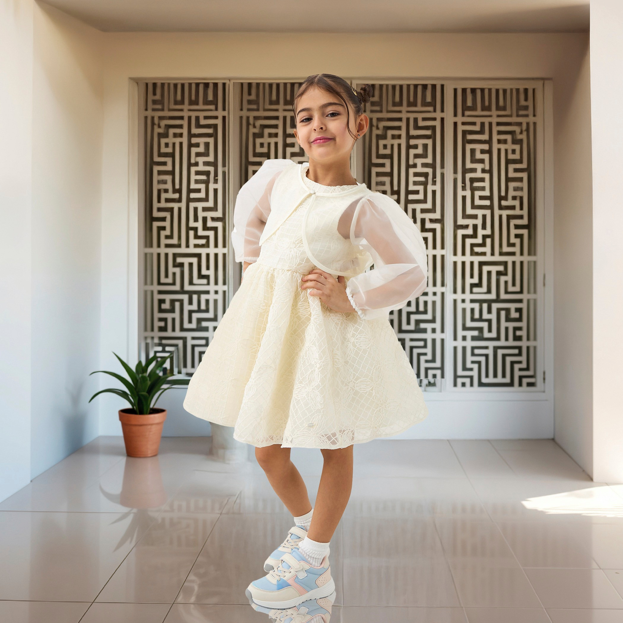 طقم فستان مطرز وجاكيت-girls-clothing-dressesandjumpsuits-image-2