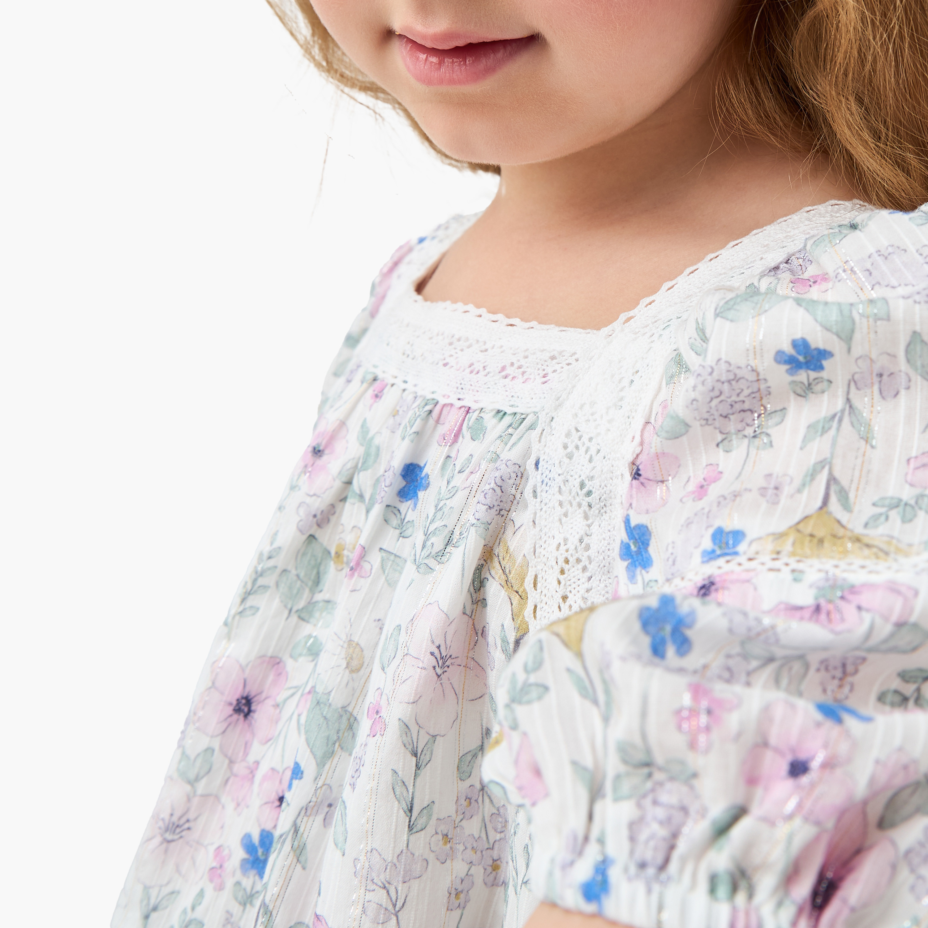 Eligo Floral Print Top and Shorts Set-girls-clothing-setsandcoords-image-5