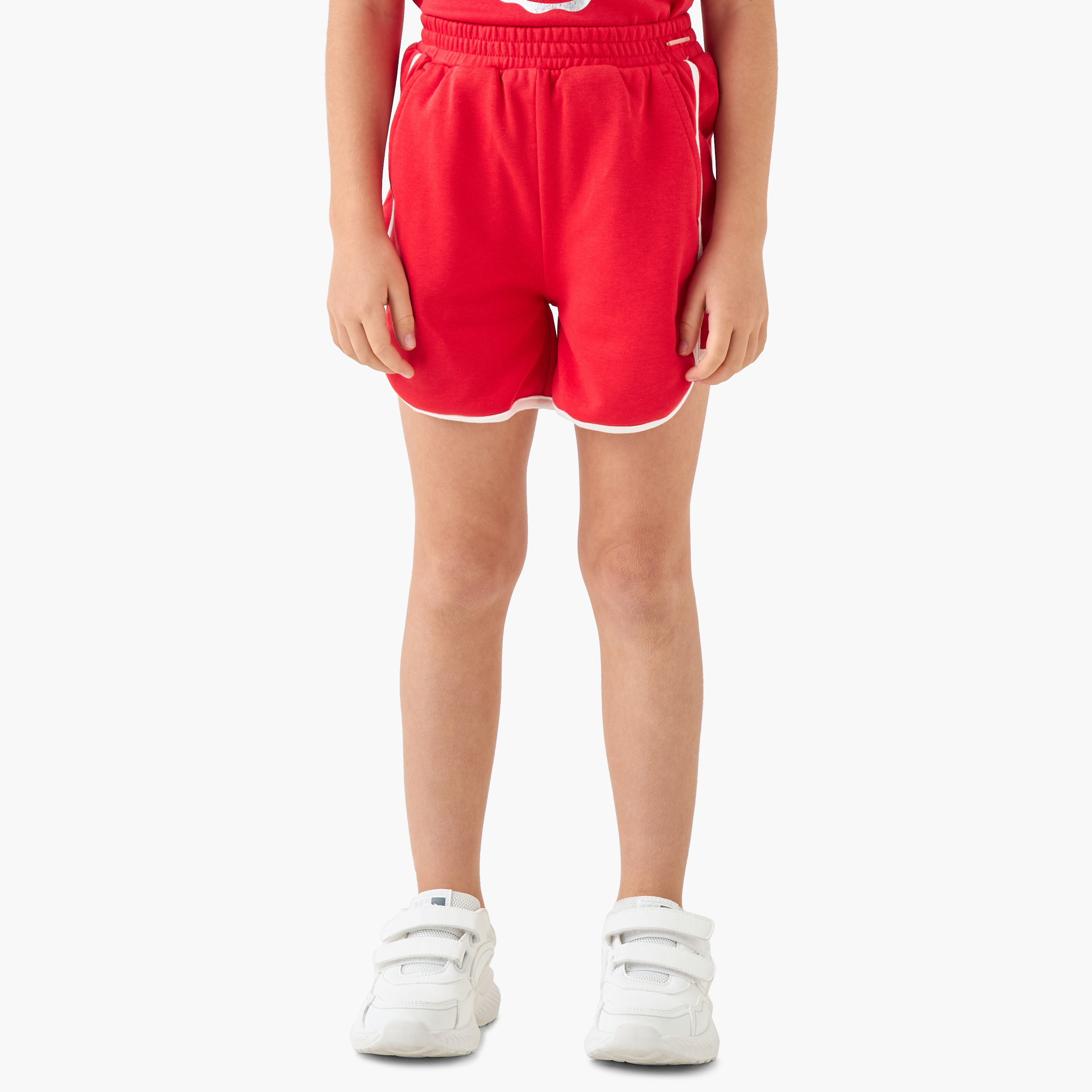 Lee Cooper Printed T-shirt and Shorts Set-girls-clothing-setsandcoords-image-4