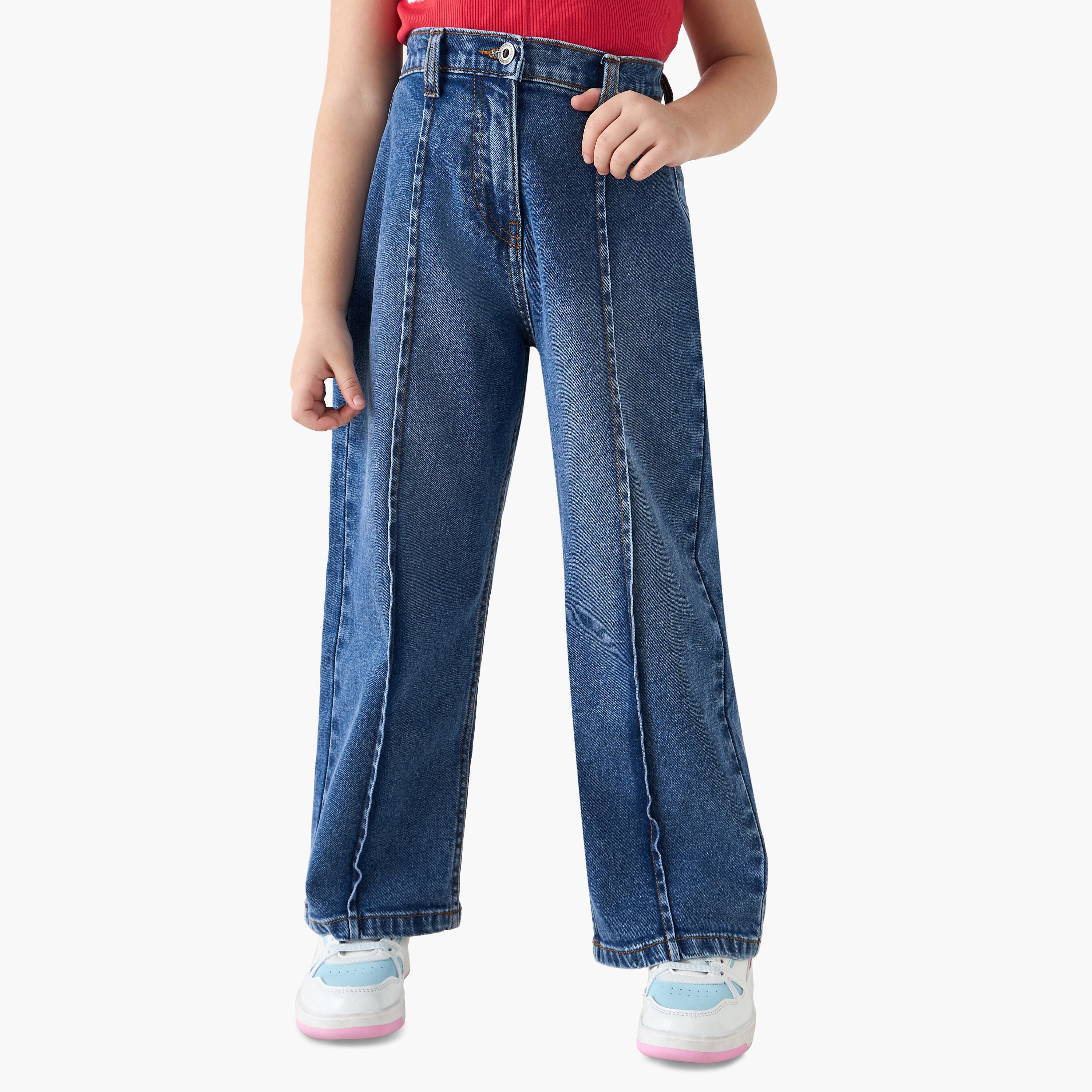 Lee Cooper Girls Regular Fit Jeans-girls-clothing-bottoms-jeansandjeggings-image-1