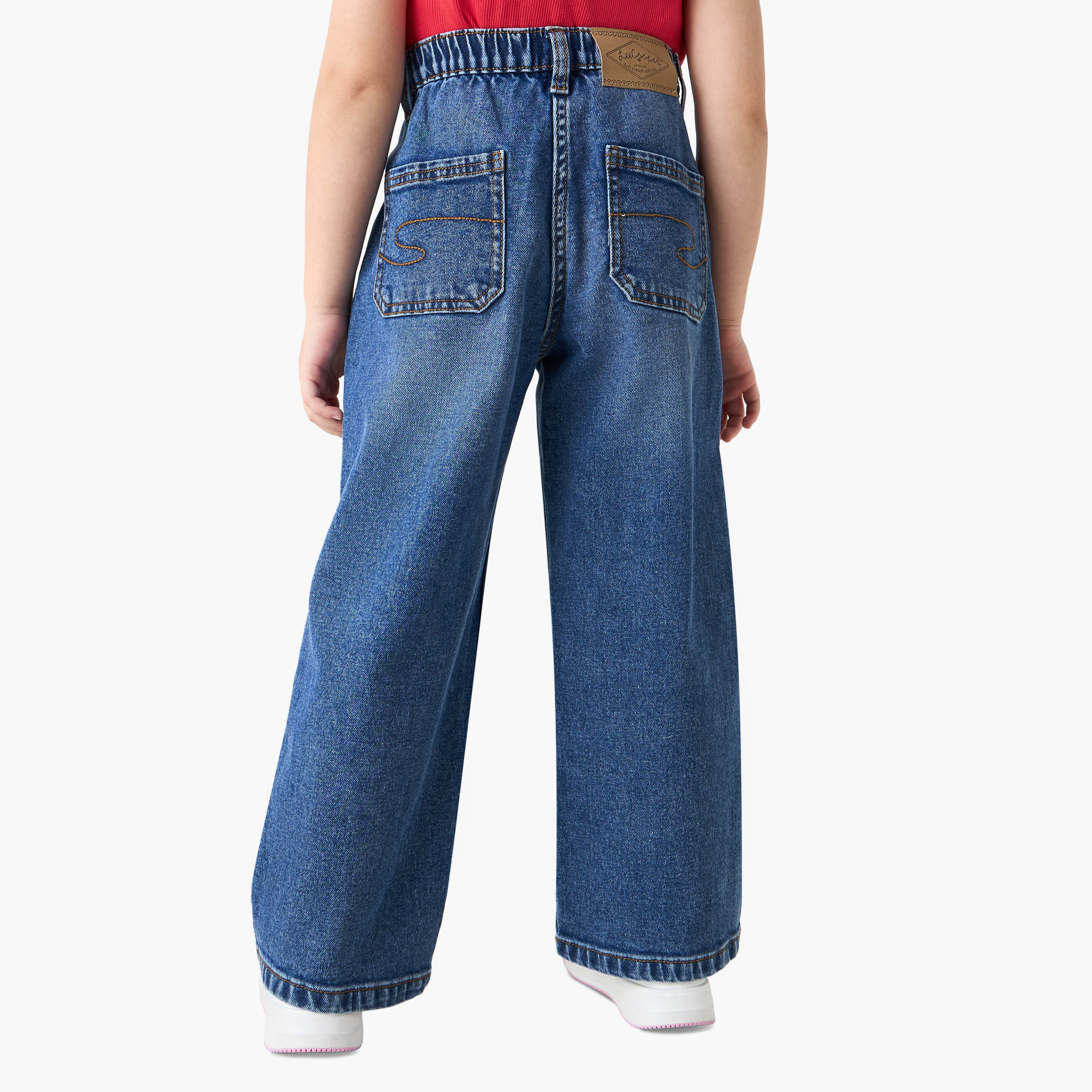Lee Cooper Girls Regular Fit Jeans-girls-clothing-bottoms-jeansandjeggings-image-3