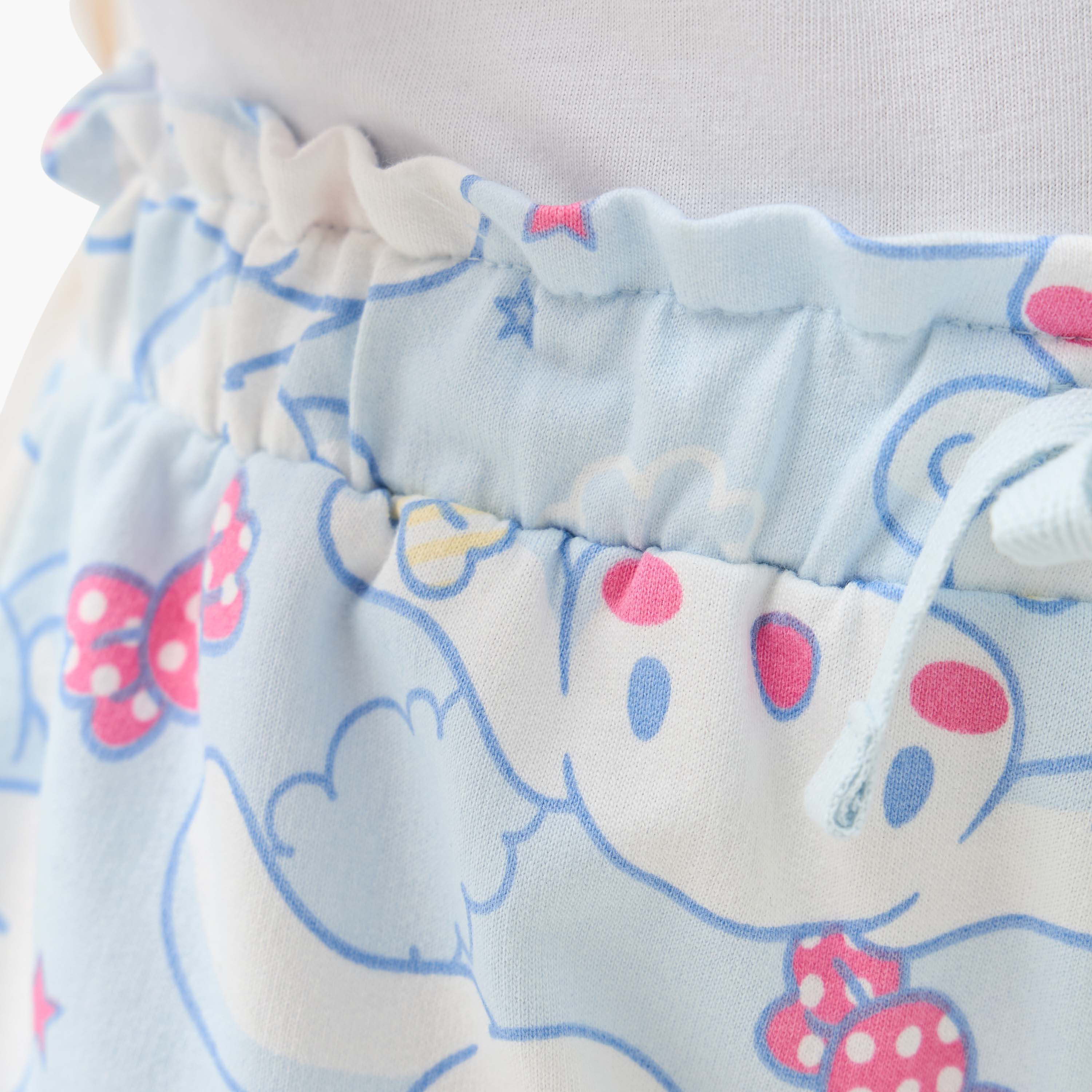 Sanrio All-Over Bunny Print Shorts with Drawstring Closure-girls-clothing-bottoms-shorts-image-5