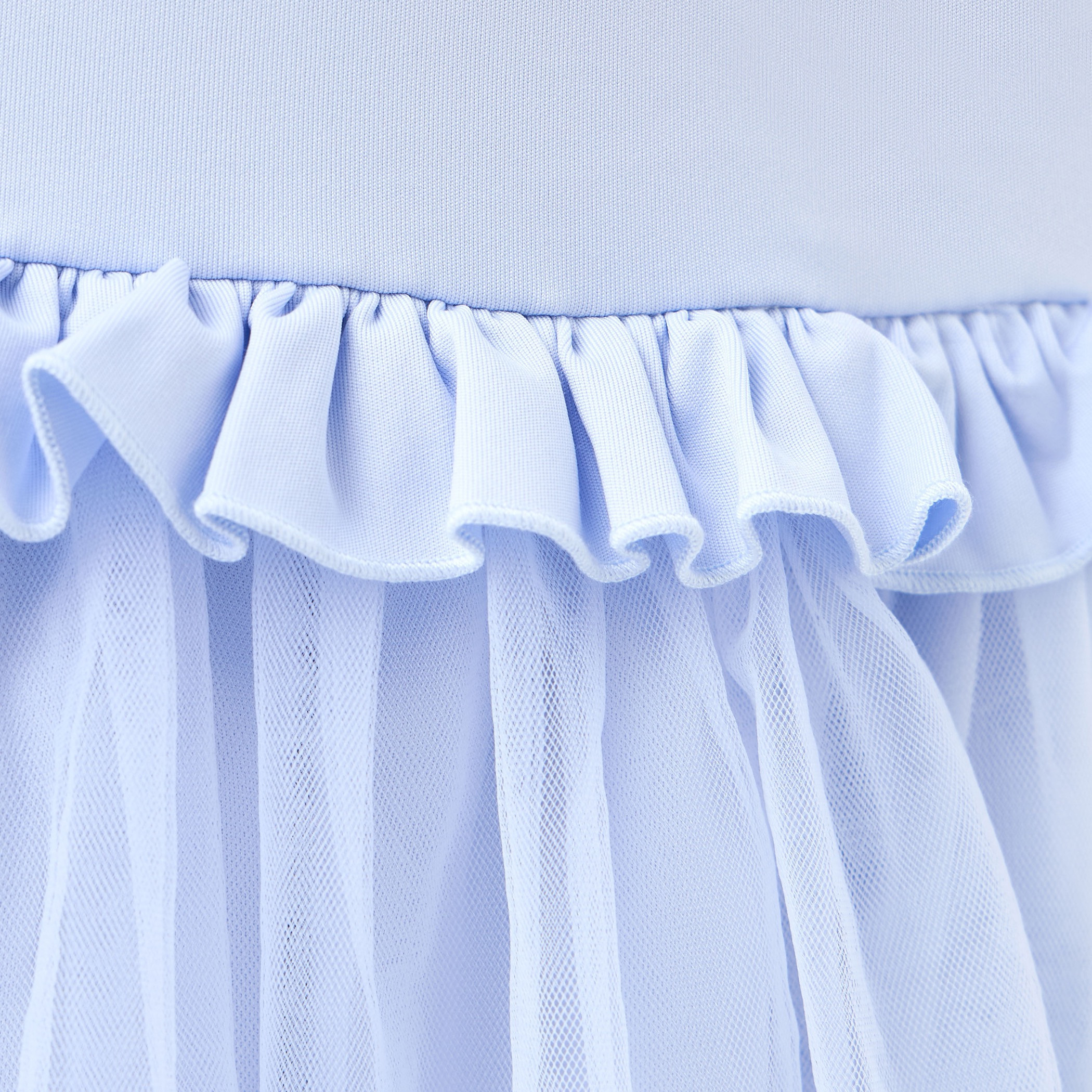 Sanrio Cinnamoroll Print Tulle Dress with Short Sleeves-girls-clothing-dressesandjumpsuits-image-5