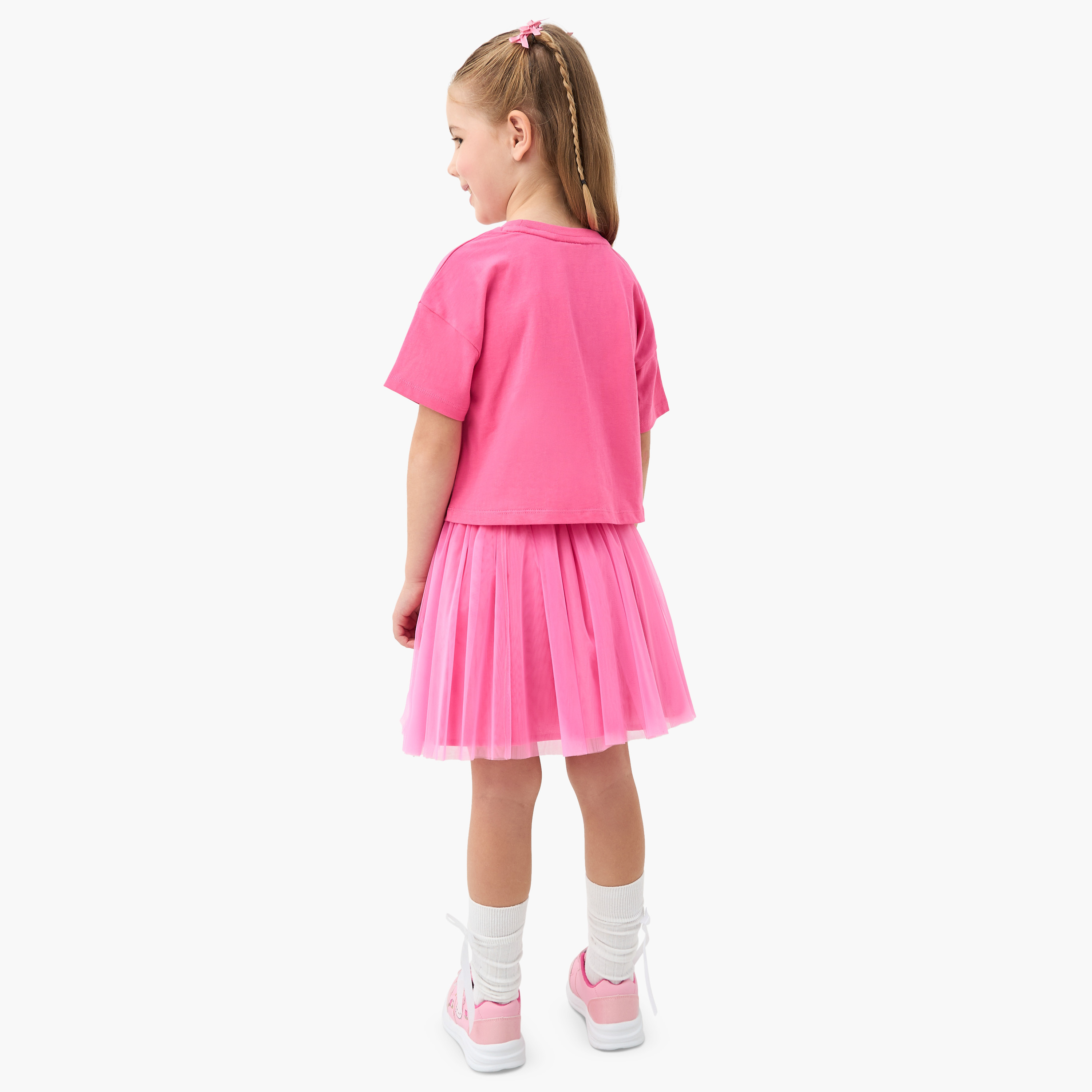طقم تيشيرت وتنورة بطبعات هالو كيتي من سانريو-baby-girls-clothing-setsandcoords-image-4