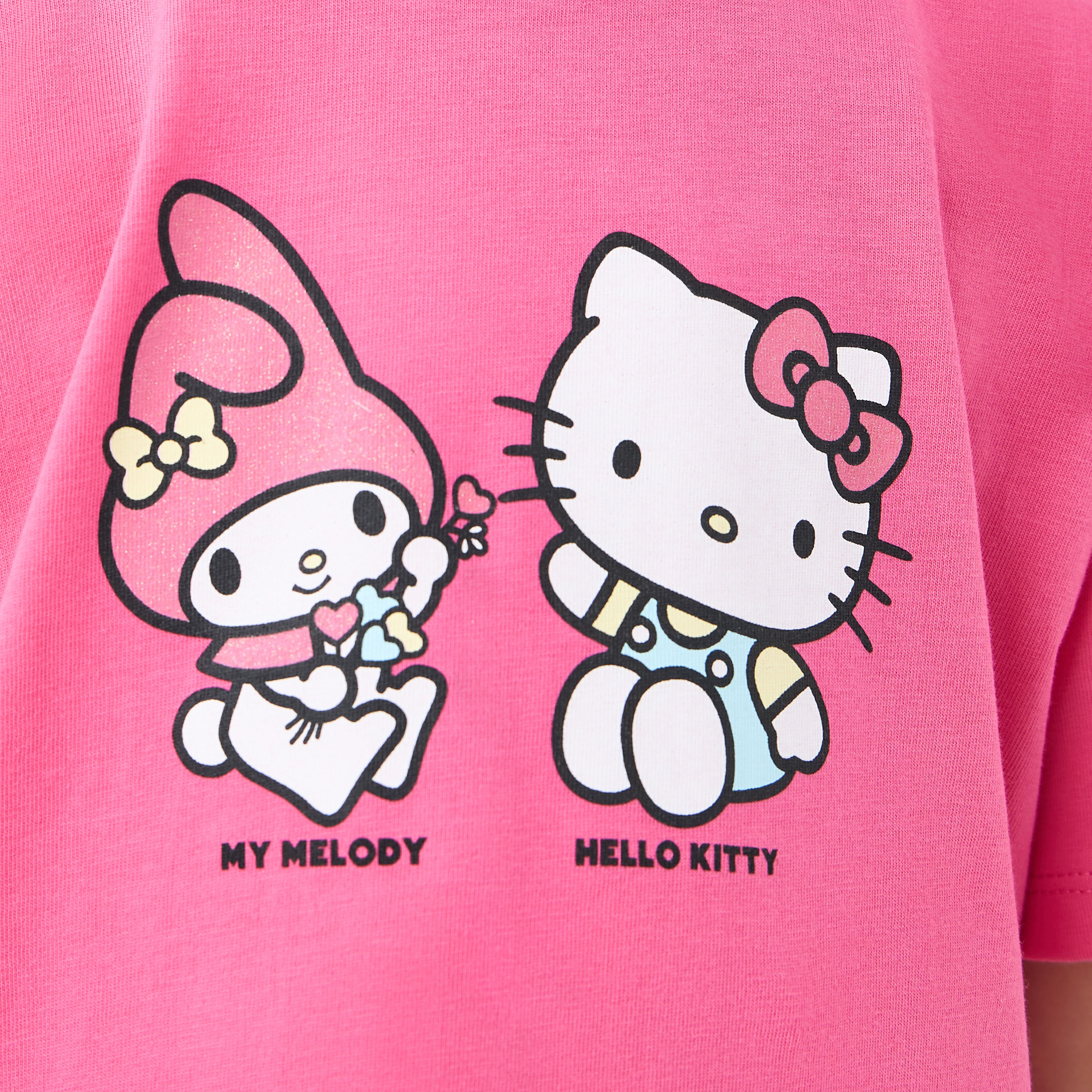 طقم تيشيرت وتنورة بطبعات هالو كيتي من سانريو-baby-girls-clothing-setsandcoords-image-6