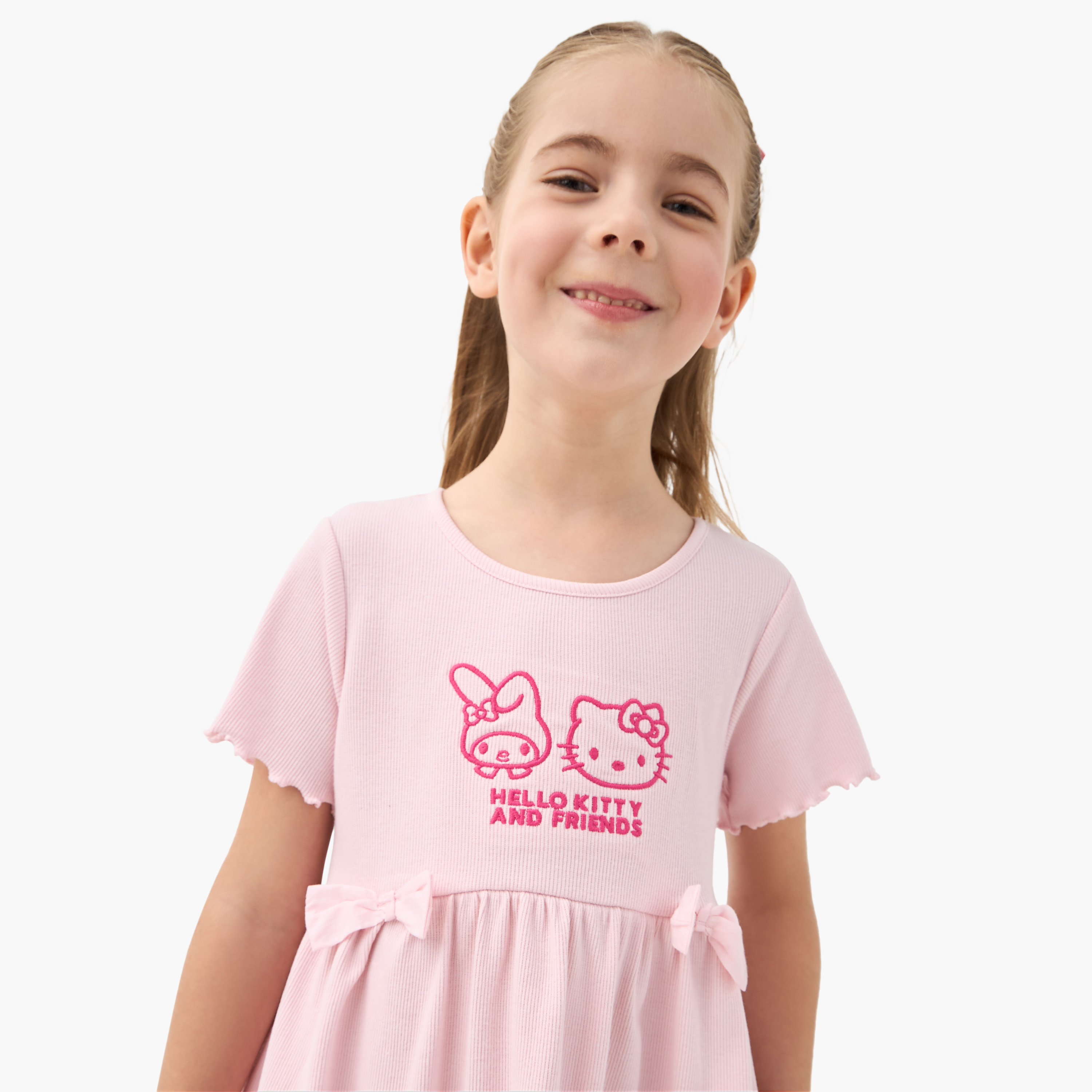 طقم بلوزة وبنطلون ليقينز بطبعات هالو كيتي من سانريو-baby-girls-clothing-setsandcoords-image-5