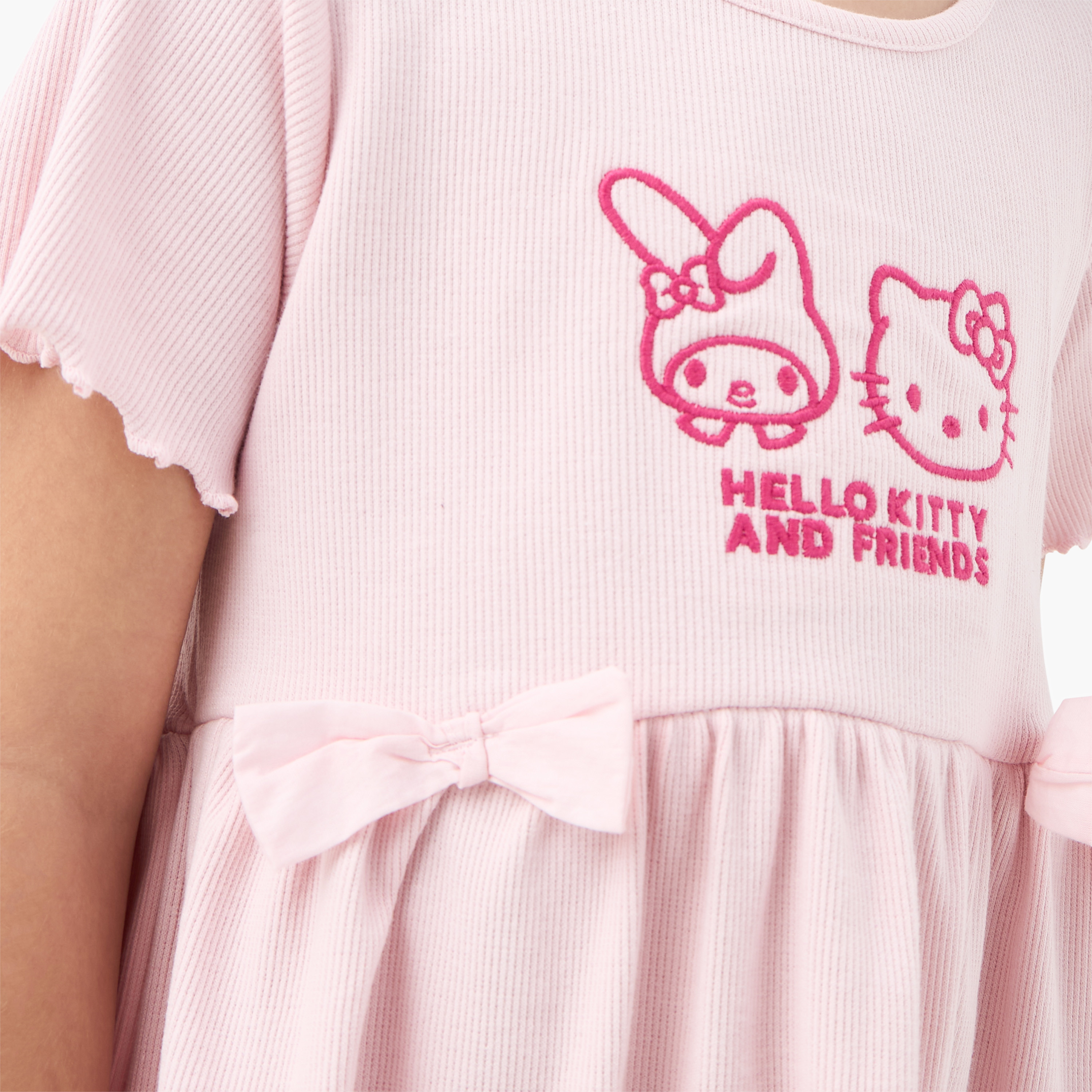 طقم بلوزة وبنطلون ليقينز بطبعات هالو كيتي من سانريو-baby-girls-clothing-setsandcoords-image-6