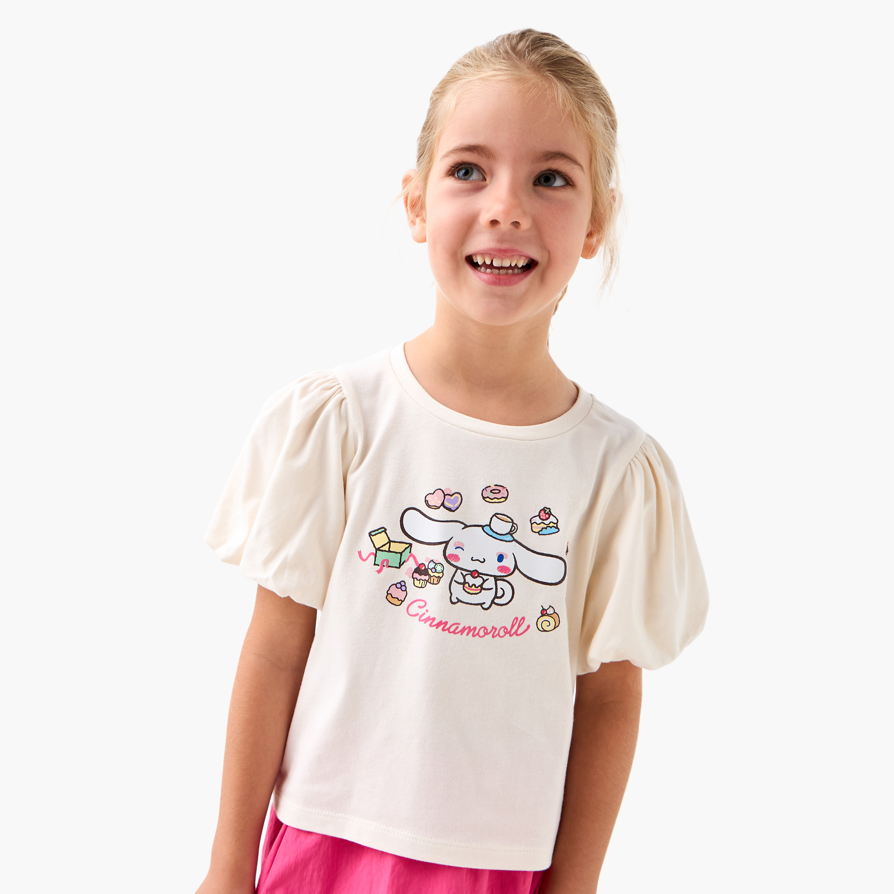 Sanrio Cinnamoroll Print T-shirt and Skirt Set-baby-girls-clothing-setsandcoords-image-2