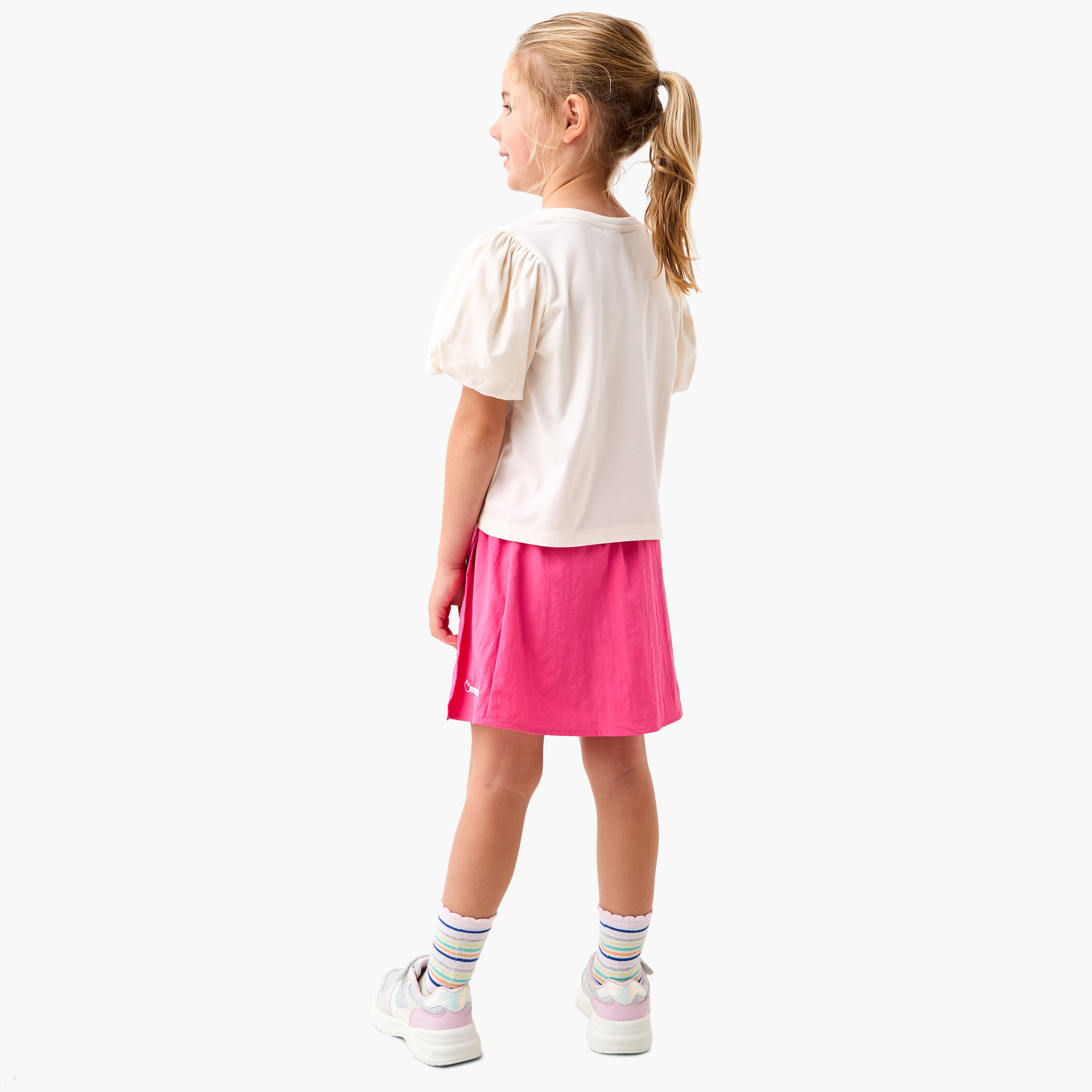 Sanrio Cinnamoroll Print T-shirt and Skirt Set-baby-girls-clothing-setsandcoords-image-4