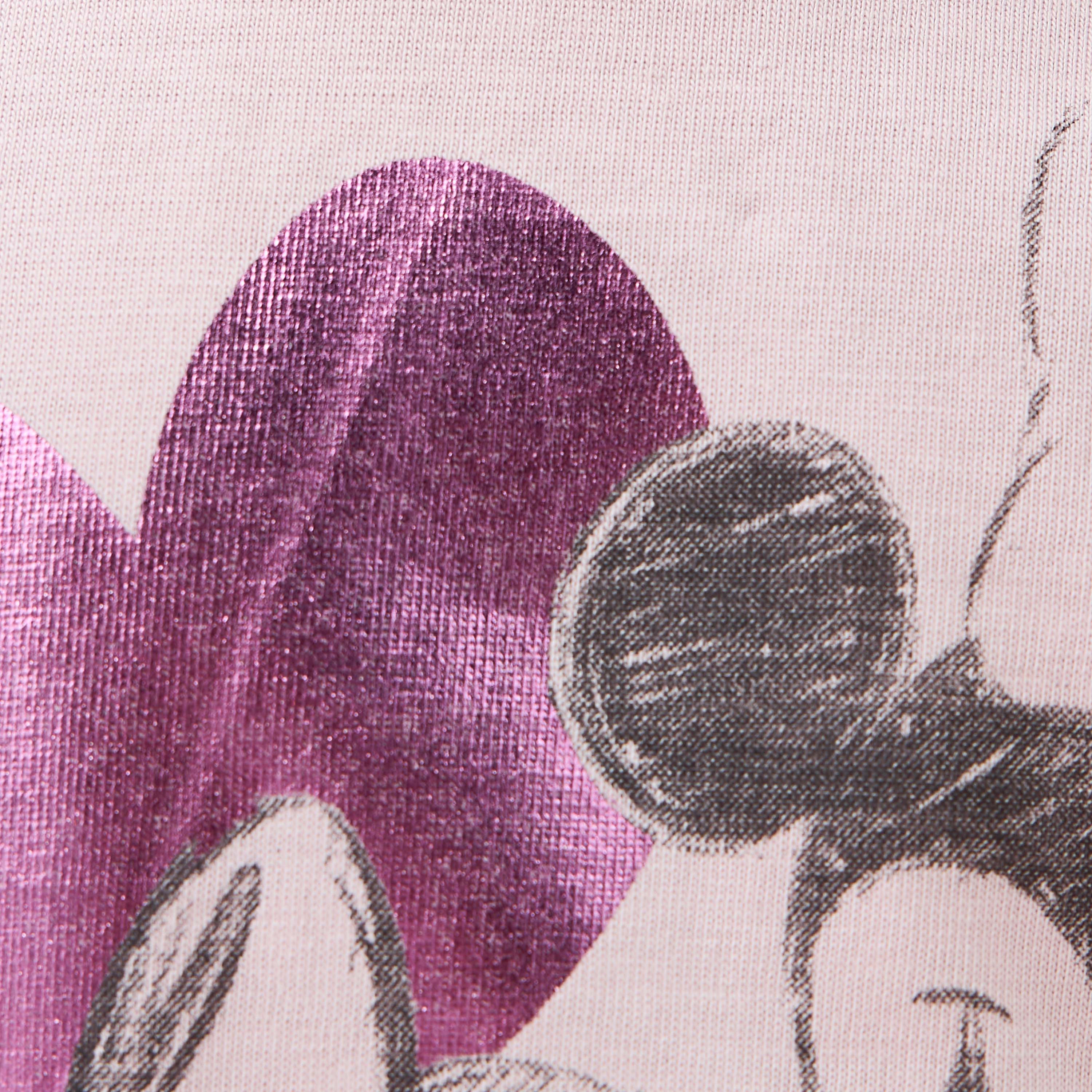 Disney Minnie Mouse Print T-shirt with Short Sleeves-girls-clothing-tshirts-image-5