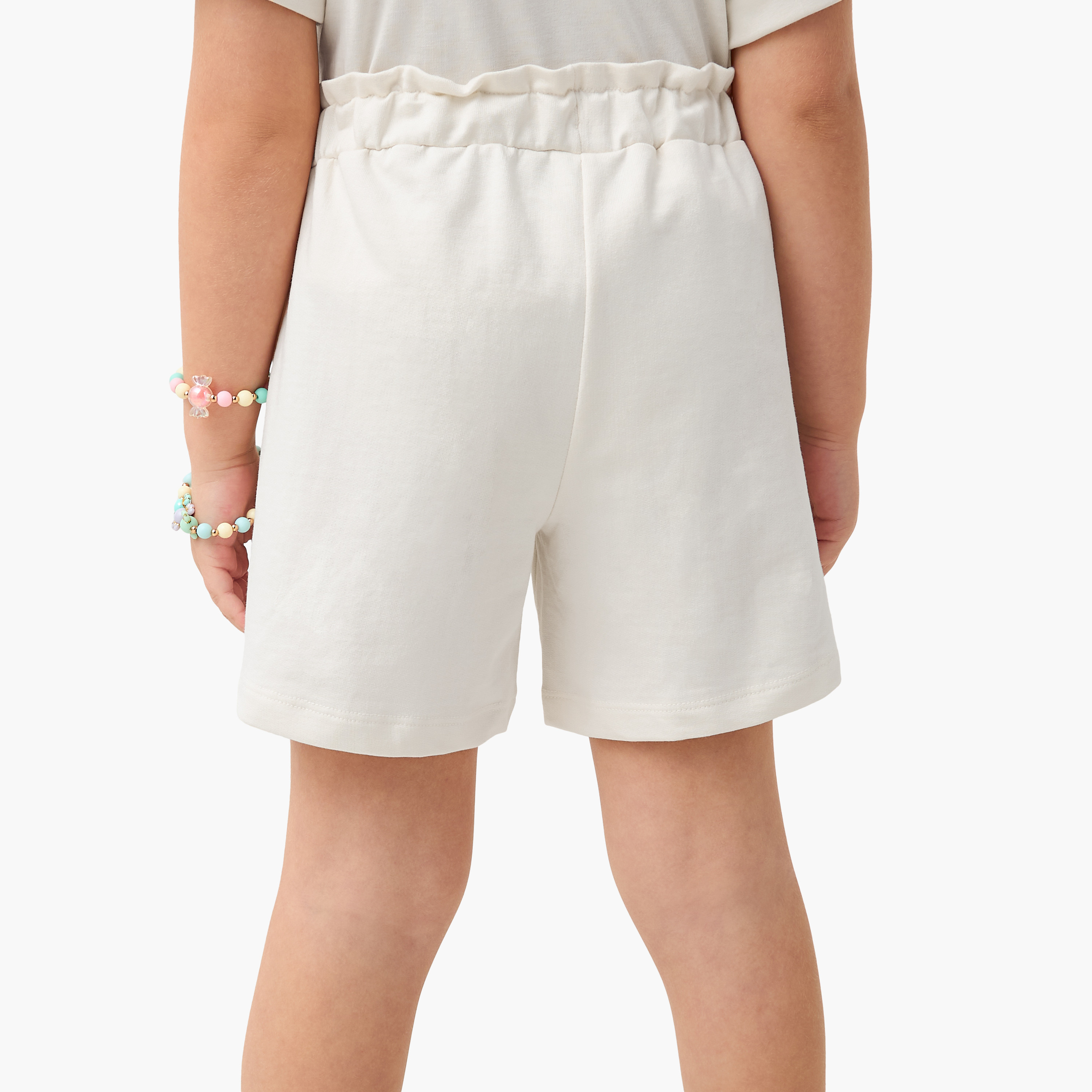 Disney Stitch Print Shorts with Elasticated Waistband-girls-clothing-bottoms-shorts-image-3