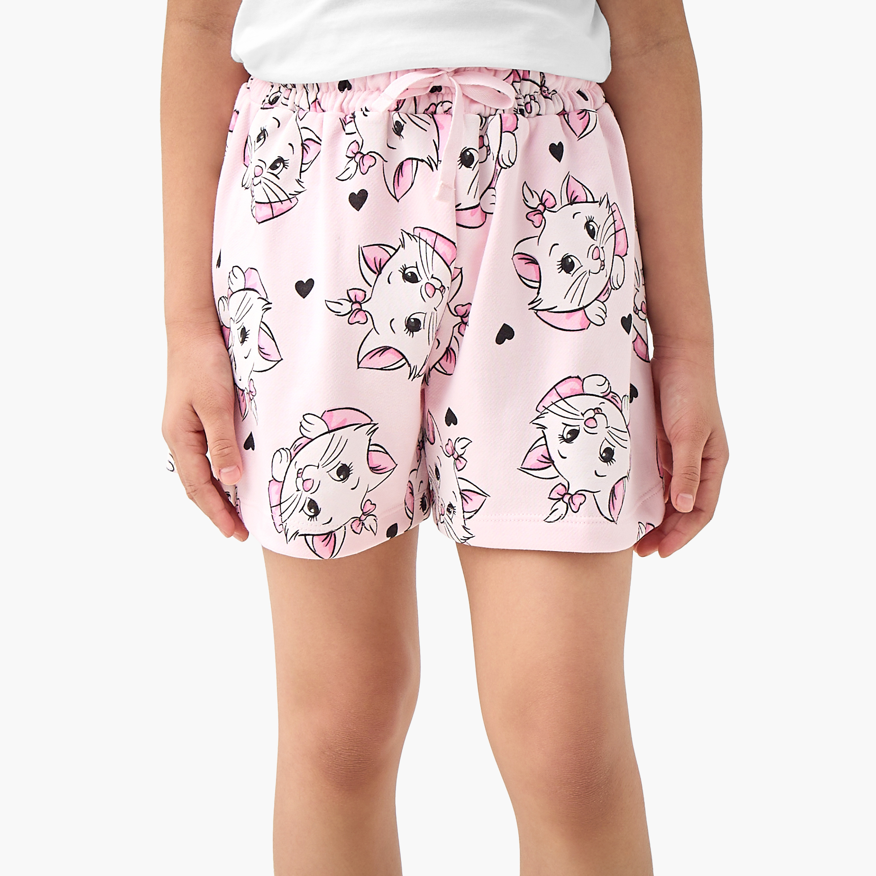 شورت برباط إغلاق وطبعات ماري من ديزني-girls-clothing-bottoms-shorts-image-1