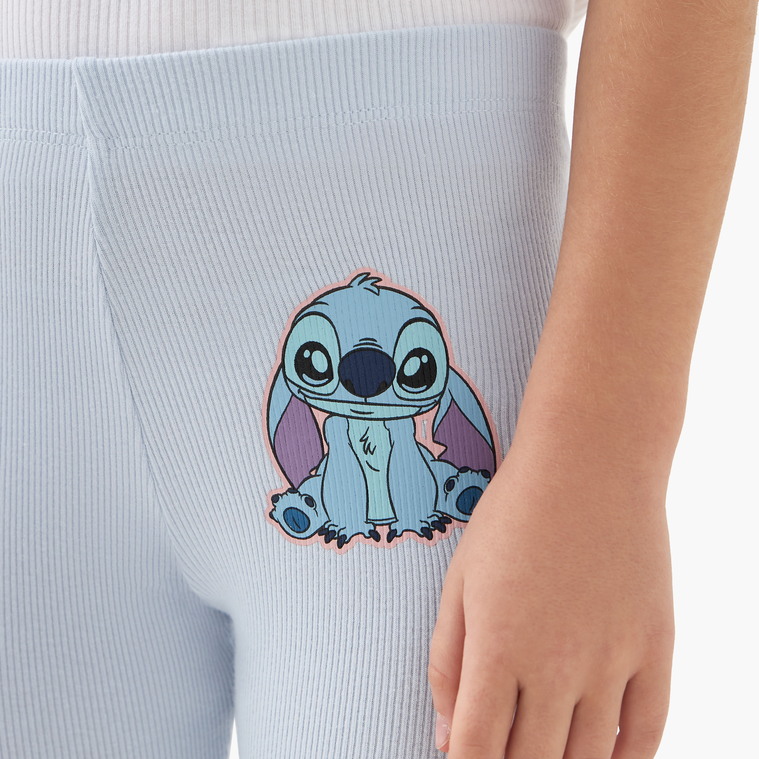 Disney Stitch Print Leggings-baby-girls-clothing-bottoms-leggings-image-4