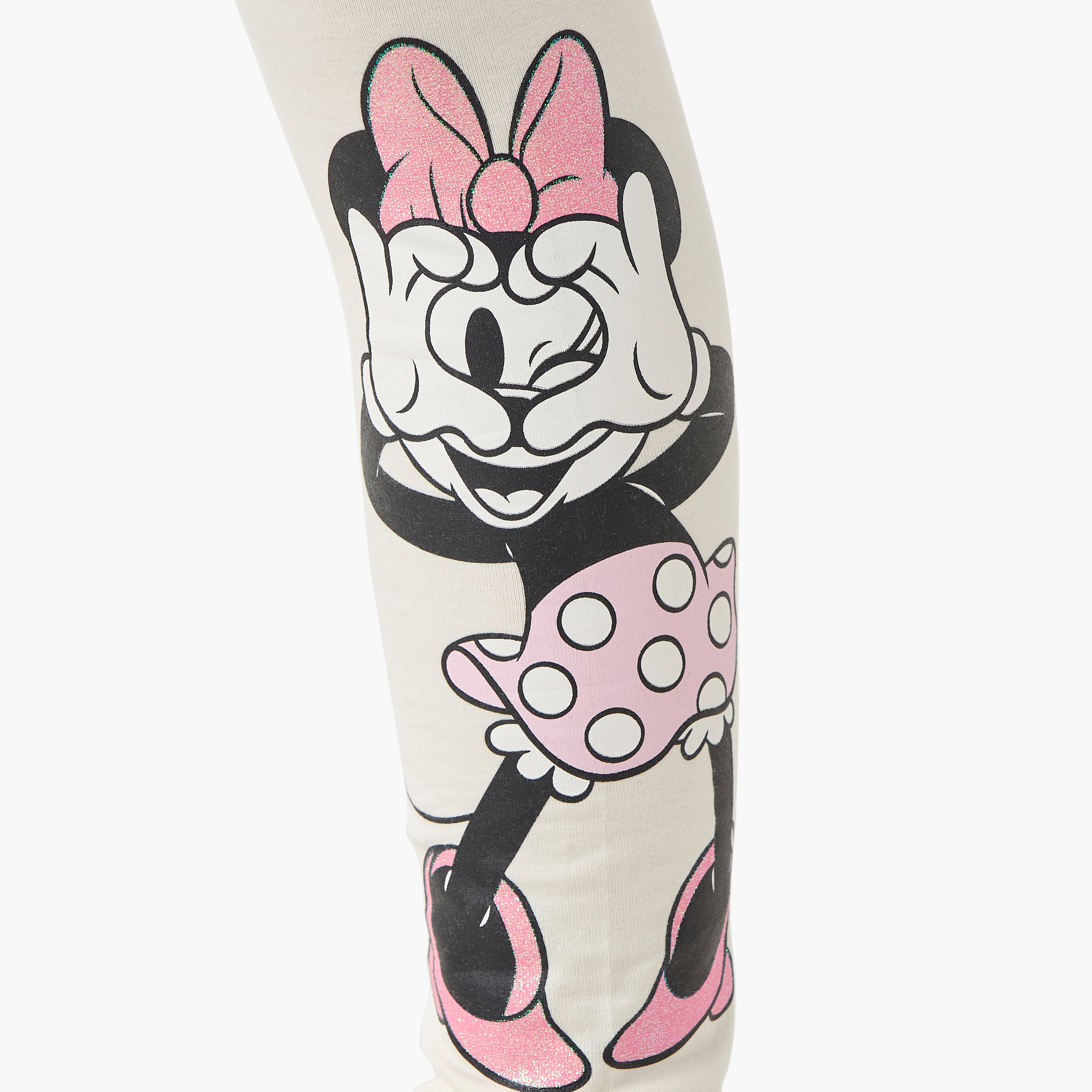 Disney Minnie Mouse Print Leggings-baby-girls-clothing-bottoms-leggings-image-4