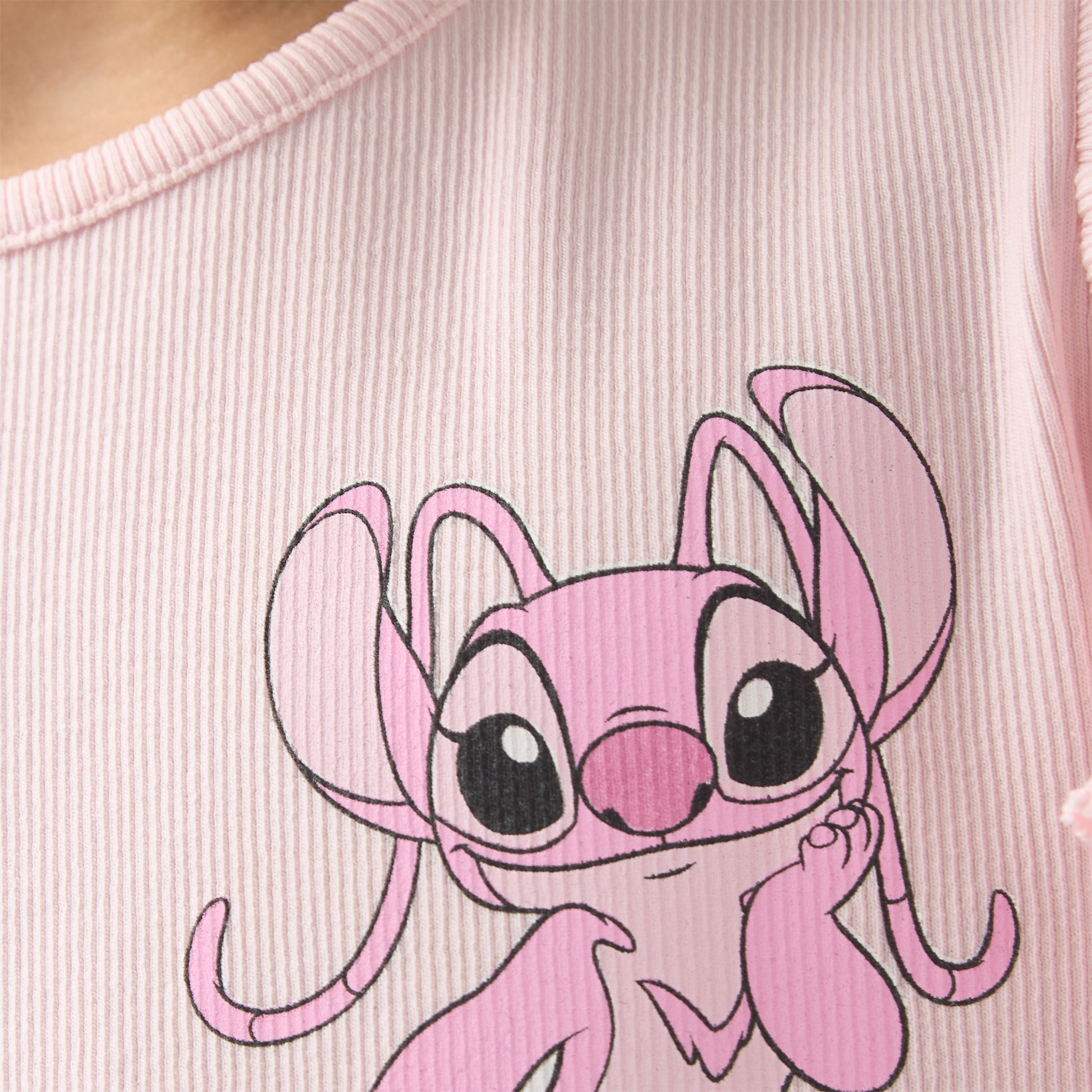 فستان بأكمام واسعة وياقة مستديرة وطبعات من ديزني-girls-clothing-dressesandjumpsuits-image-5