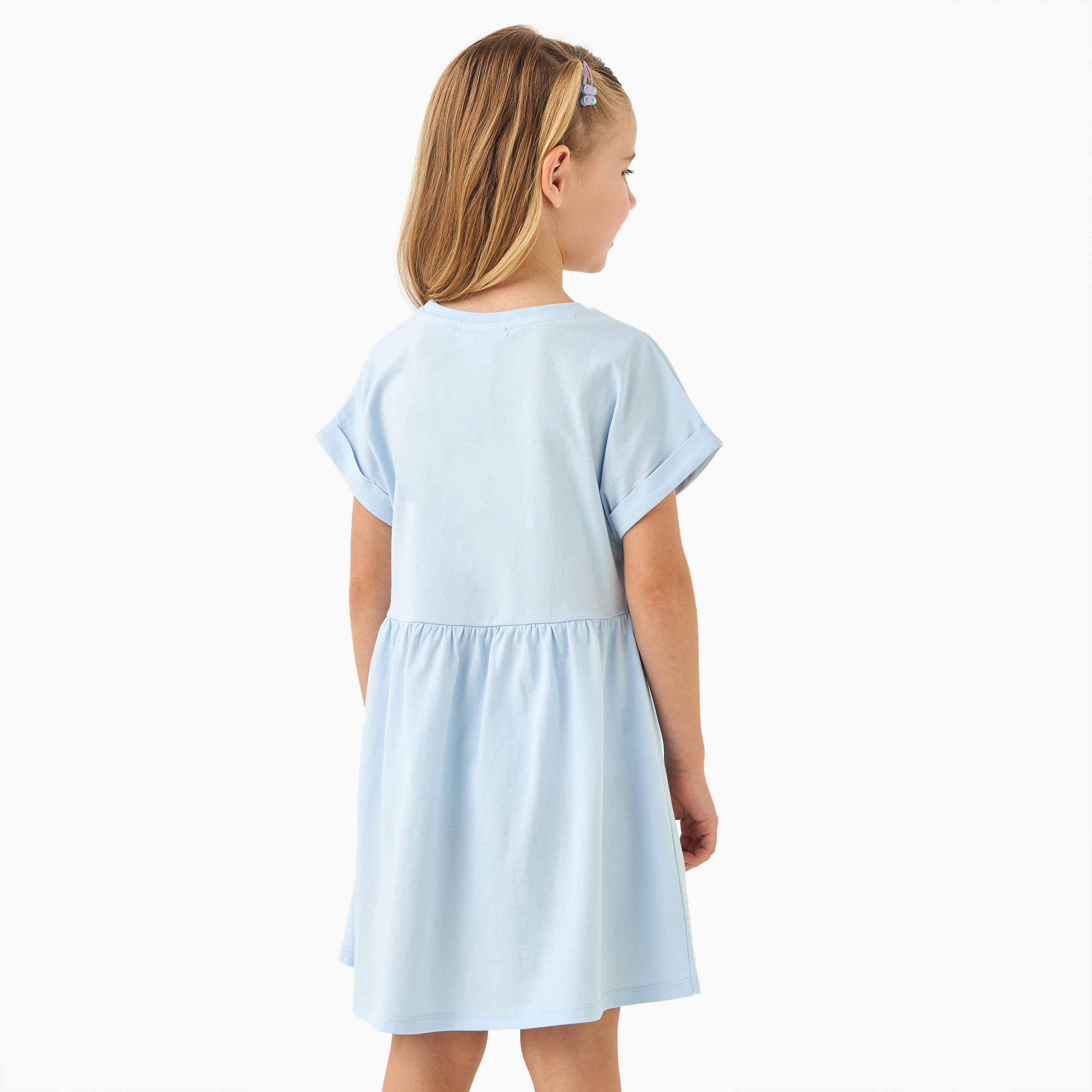 L.O.L. Surprise! Print Dress with Short Sleeves-girls-clothing-dressesandjumpsuits-image-3